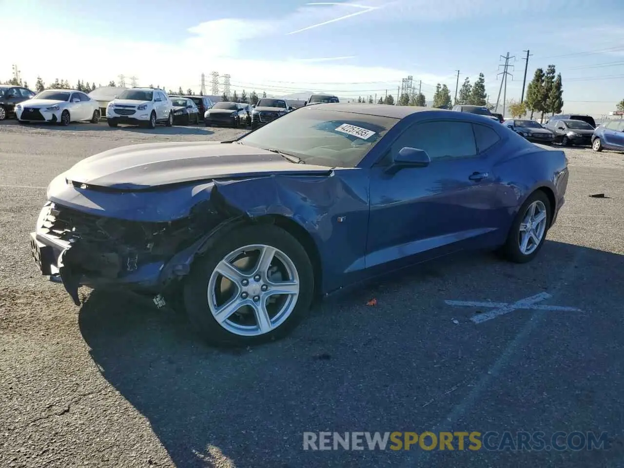 1 Photograph of a damaged car 1G1FB1RX3M0117838 CHEVROLET CAMARO 2021
