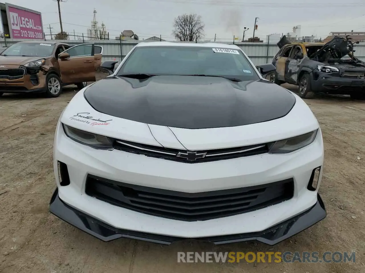 5 Photograph of a damaged car 1G1FB1RX3M0120755 CHEVROLET CAMARO 2021