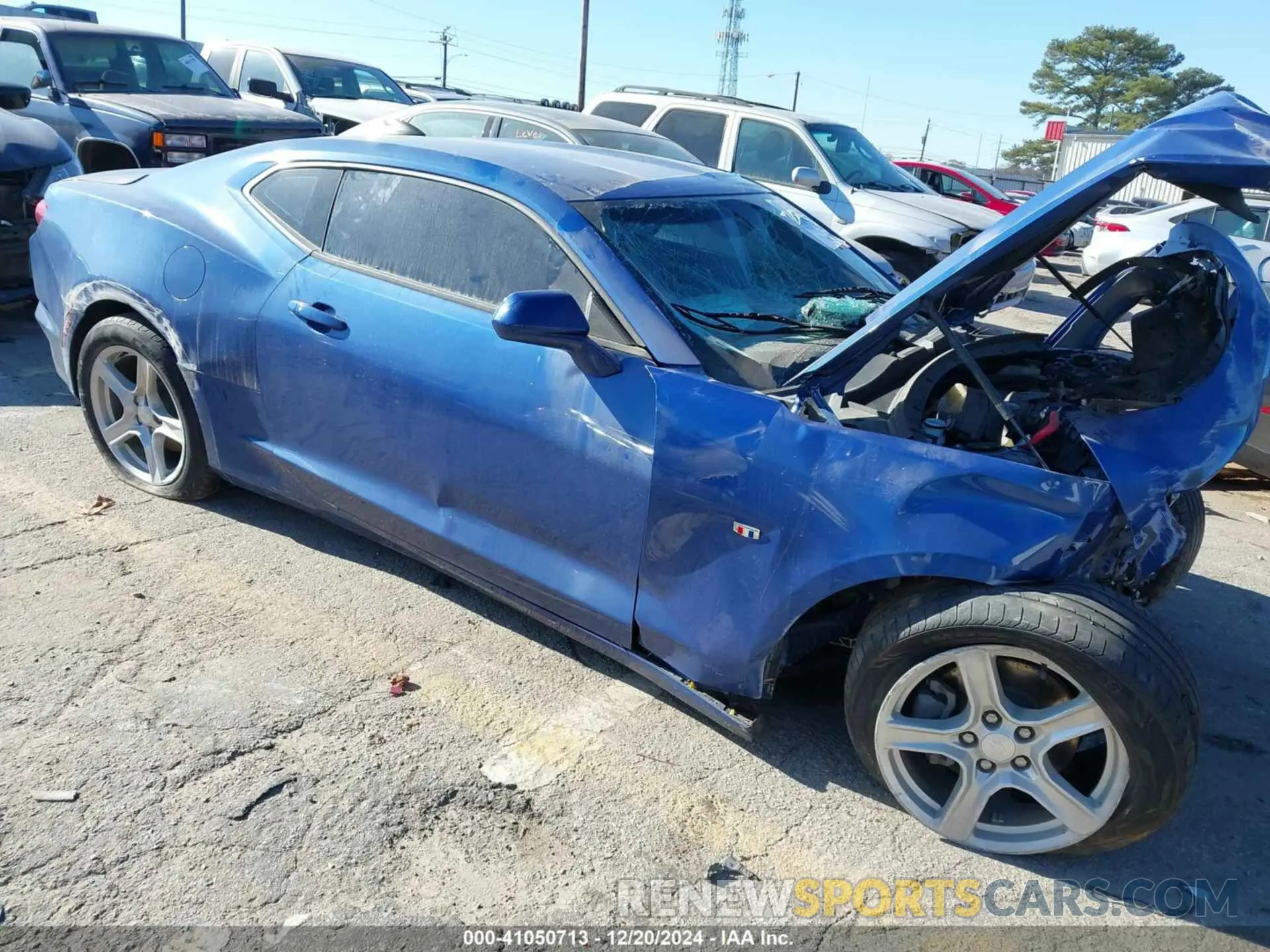 1 Photograph of a damaged car 1G1FB1RX3M0128032 CHEVROLET CAMARO 2021