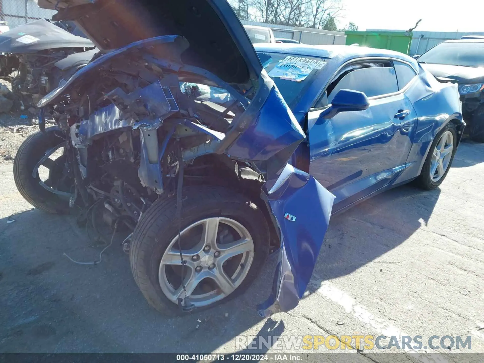 2 Photograph of a damaged car 1G1FB1RX3M0128032 CHEVROLET CAMARO 2021
