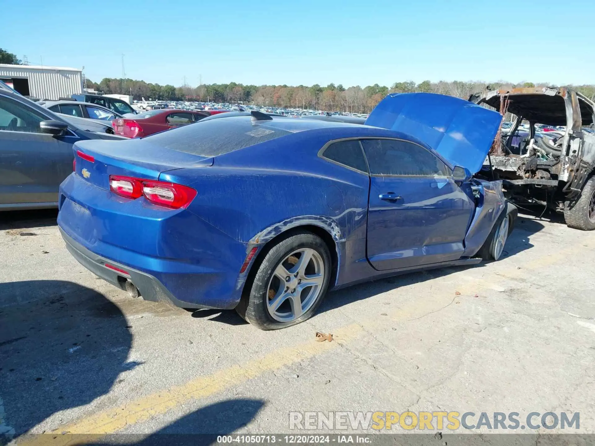 4 Photograph of a damaged car 1G1FB1RX3M0128032 CHEVROLET CAMARO 2021
