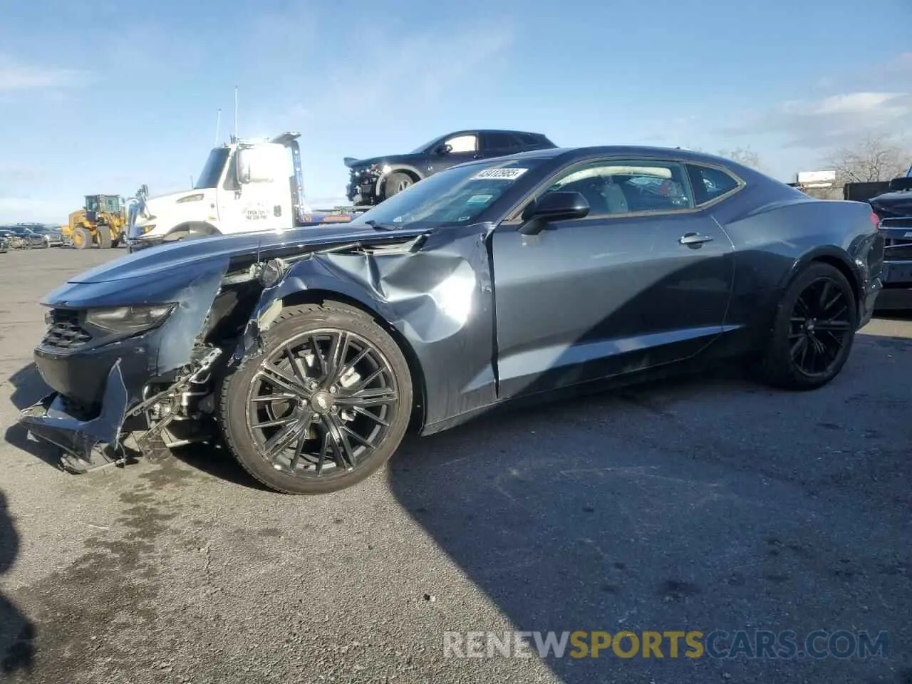 1 Photograph of a damaged car 1G1FB1RX6M0137372 CHEVROLET CAMARO 2021