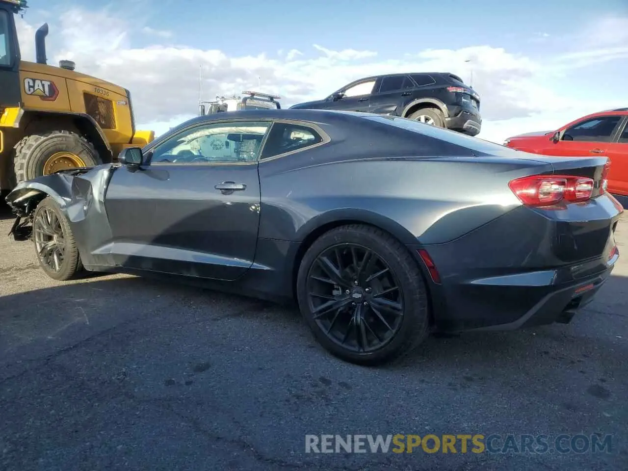 2 Photograph of a damaged car 1G1FB1RX6M0137372 CHEVROLET CAMARO 2021