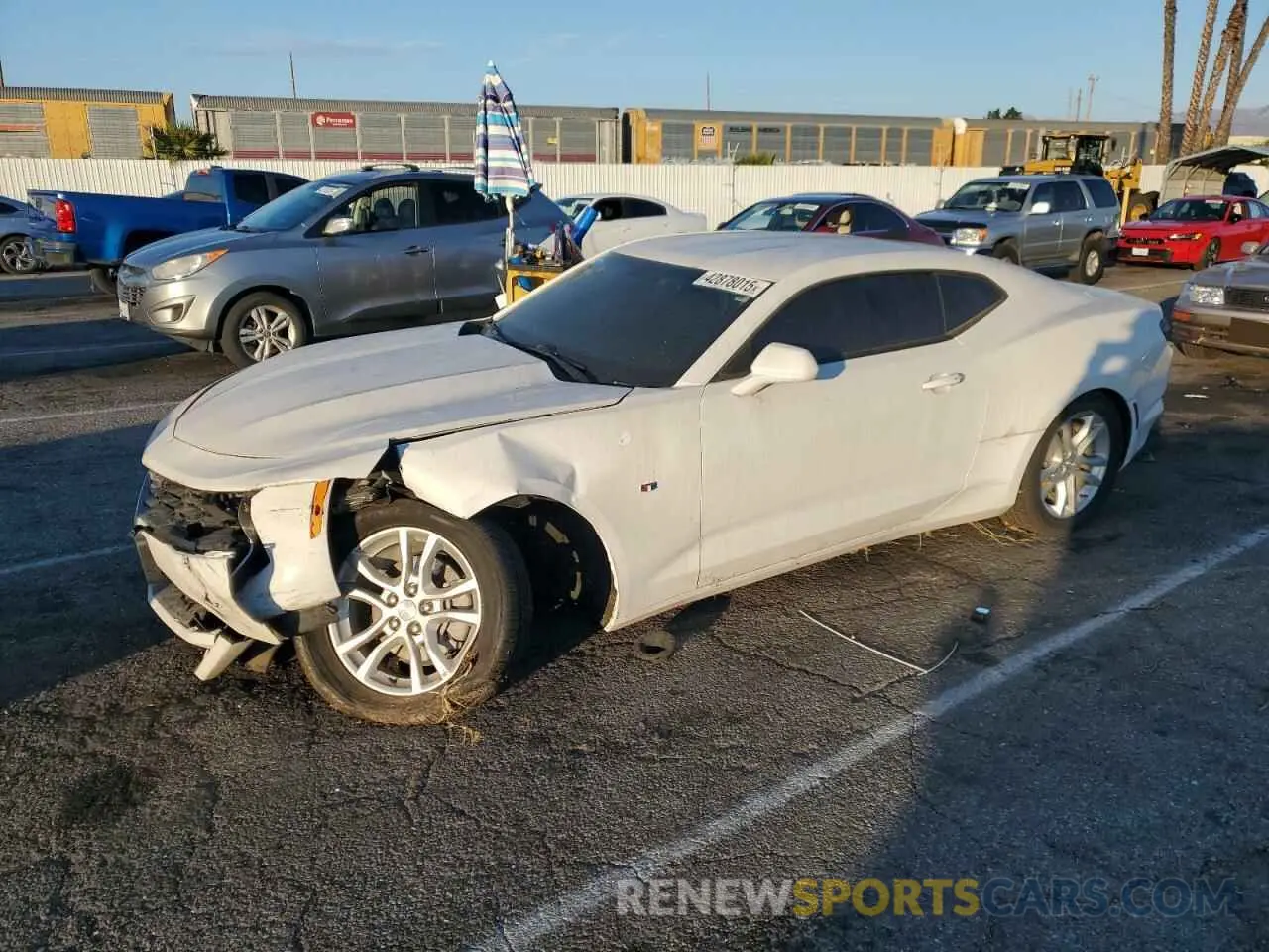 1 Photograph of a damaged car 1G1FB1RX8M0112716 CHEVROLET CAMARO 2021