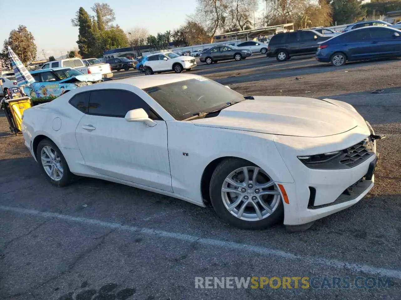 4 Photograph of a damaged car 1G1FB1RX8M0112716 CHEVROLET CAMARO 2021