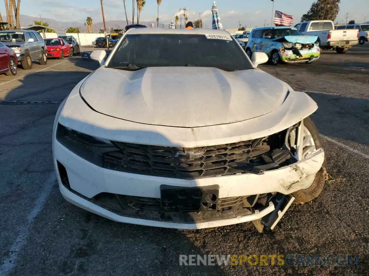 5 Photograph of a damaged car 1G1FB1RX8M0112716 CHEVROLET CAMARO 2021