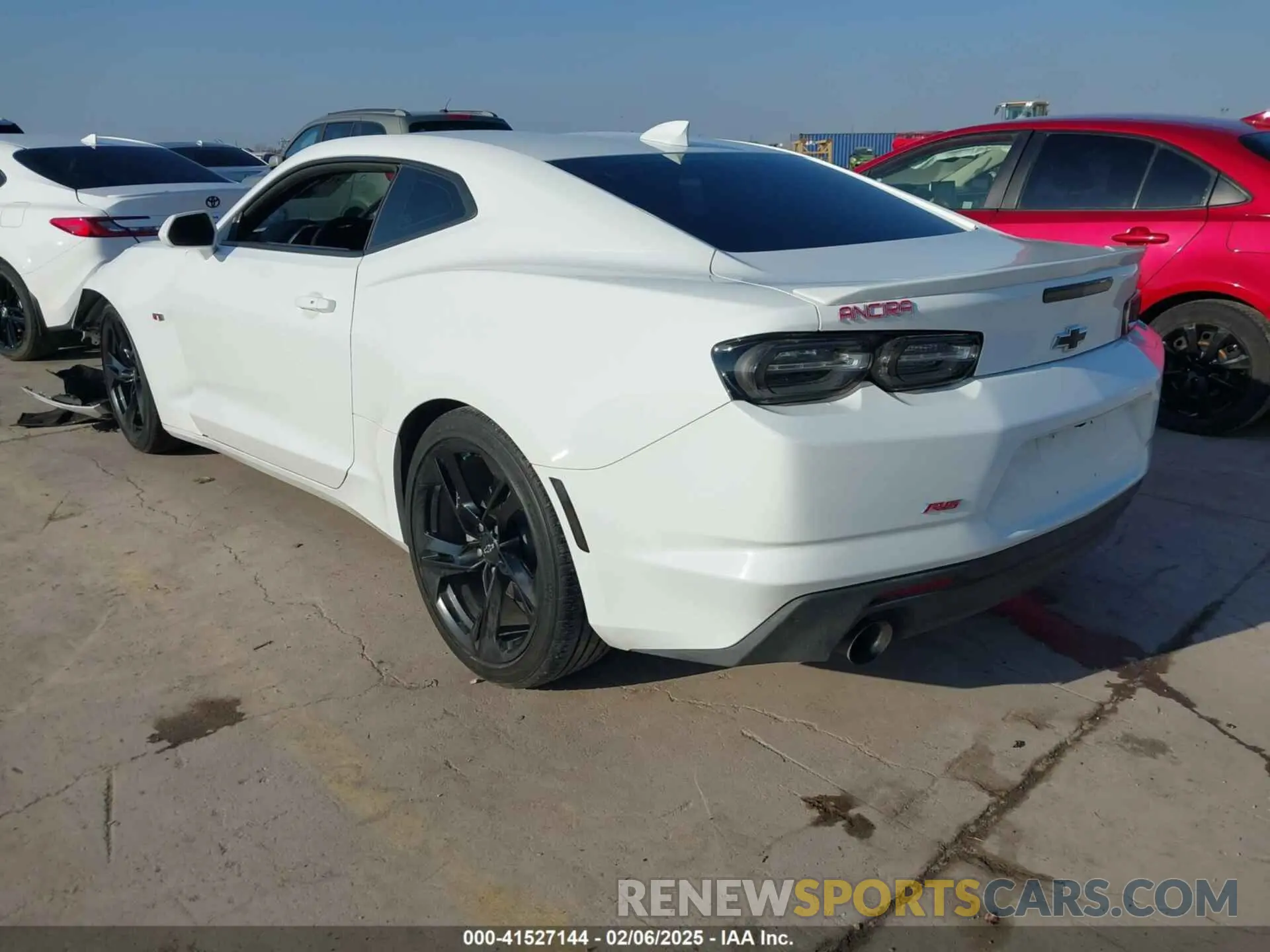 3 Photograph of a damaged car 1G1FB1RX8M0130021 CHEVROLET CAMARO 2021