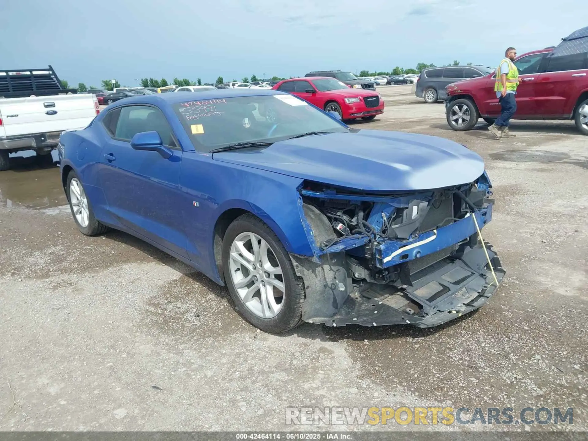 1 Photograph of a damaged car 1G1FB1RX9M0106195 CHEVROLET CAMARO 2021