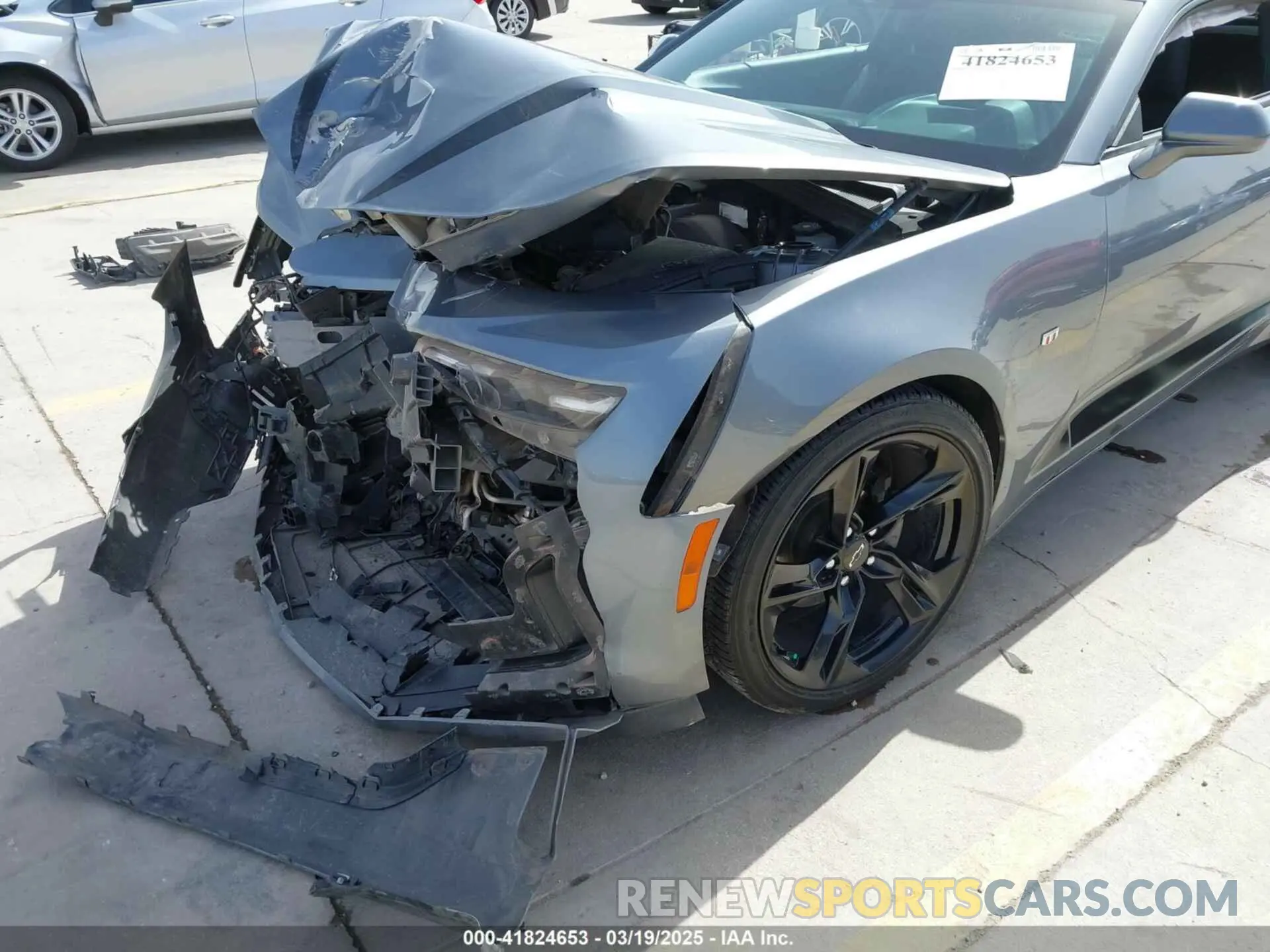 6 Photograph of a damaged car 1G1FB1RX9M0125698 CHEVROLET CAMARO 2021