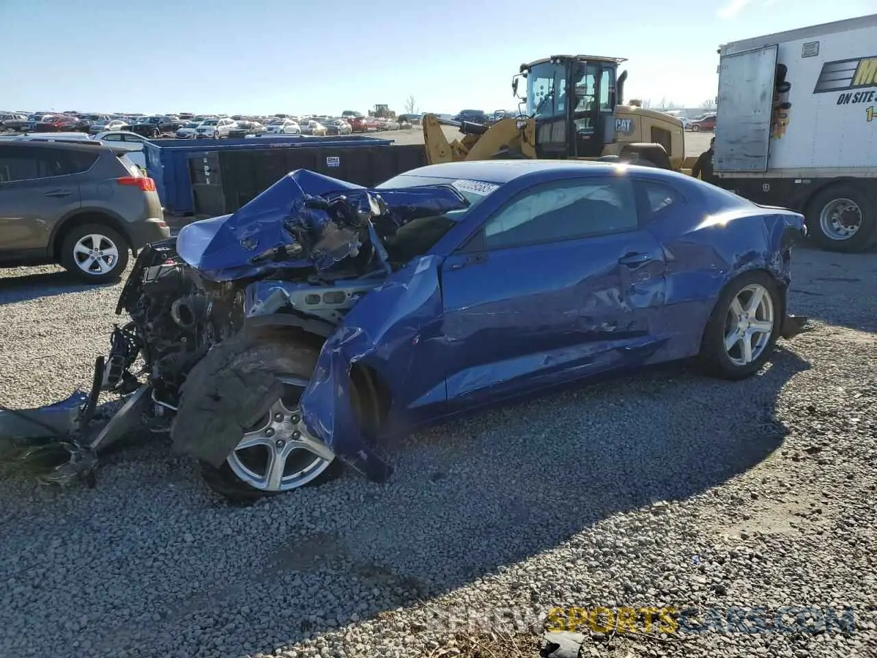 1 Photograph of a damaged car 1G1FB1RXXM0108036 CHEVROLET CAMARO 2021