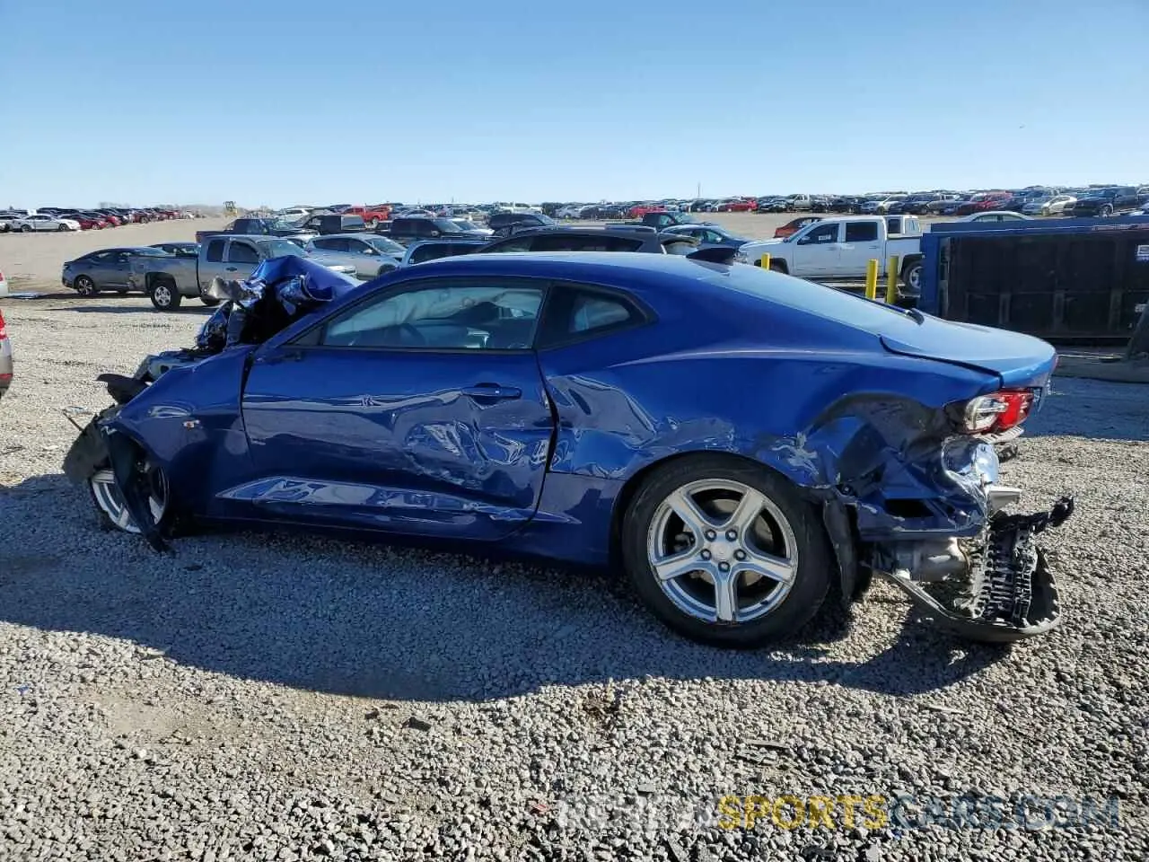 2 Photograph of a damaged car 1G1FB1RXXM0108036 CHEVROLET CAMARO 2021