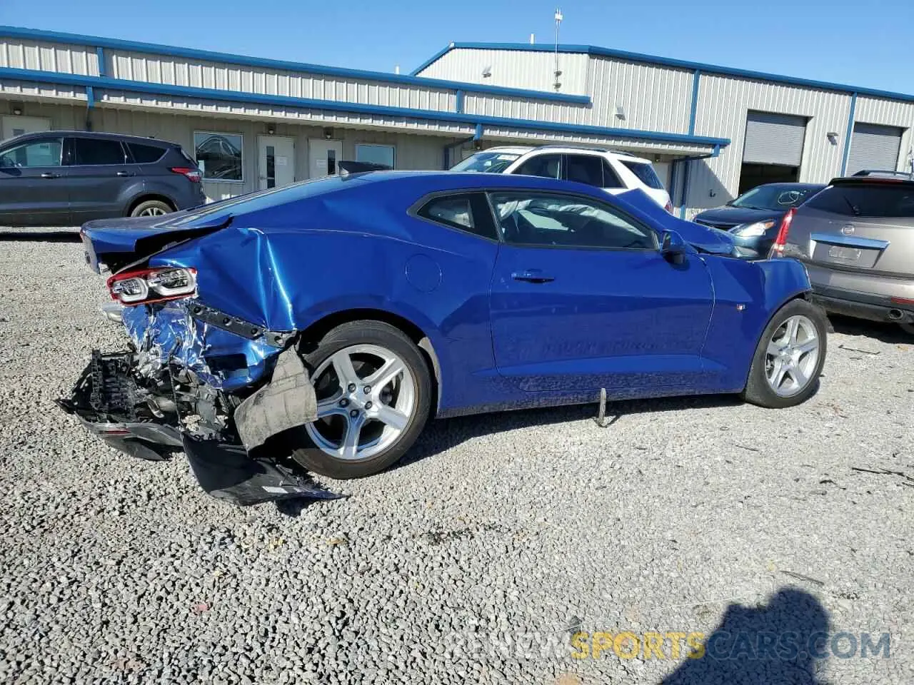 3 Photograph of a damaged car 1G1FB1RXXM0108036 CHEVROLET CAMARO 2021
