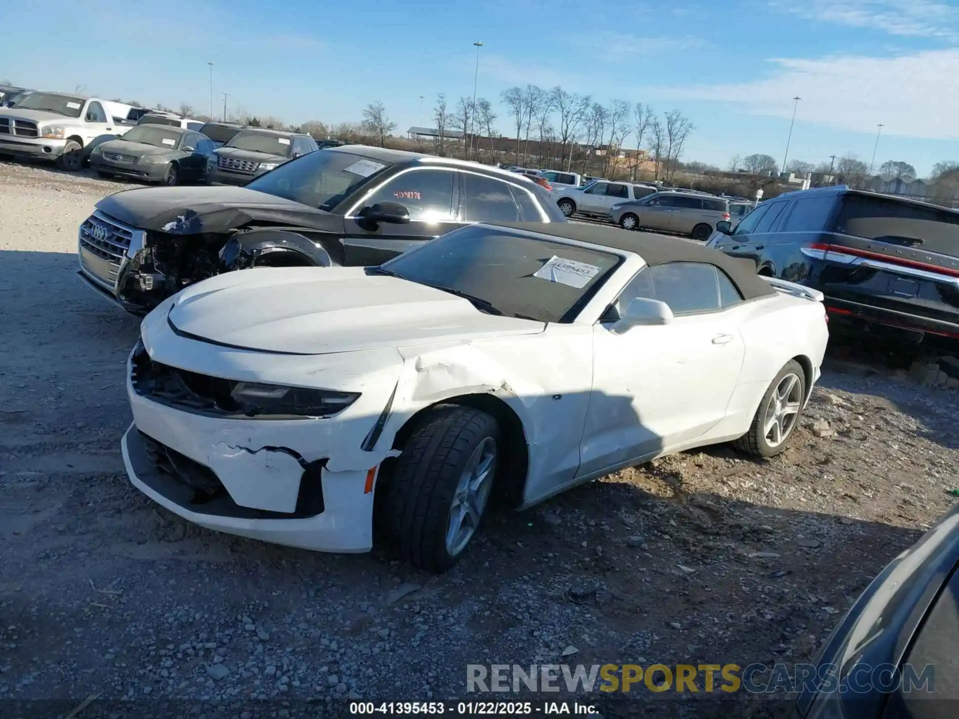 2 Photograph of a damaged car 1G1FB3DS5M0104001 CHEVROLET CAMARO 2021