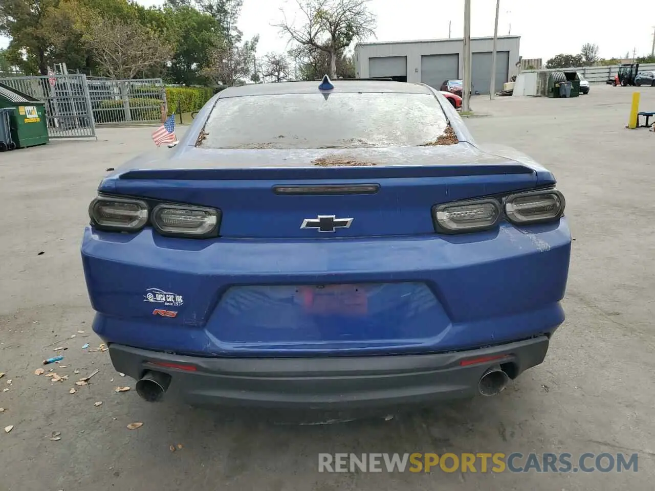 6 Photograph of a damaged car 1G1FD1RS3M0108989 CHEVROLET CAMARO 2021