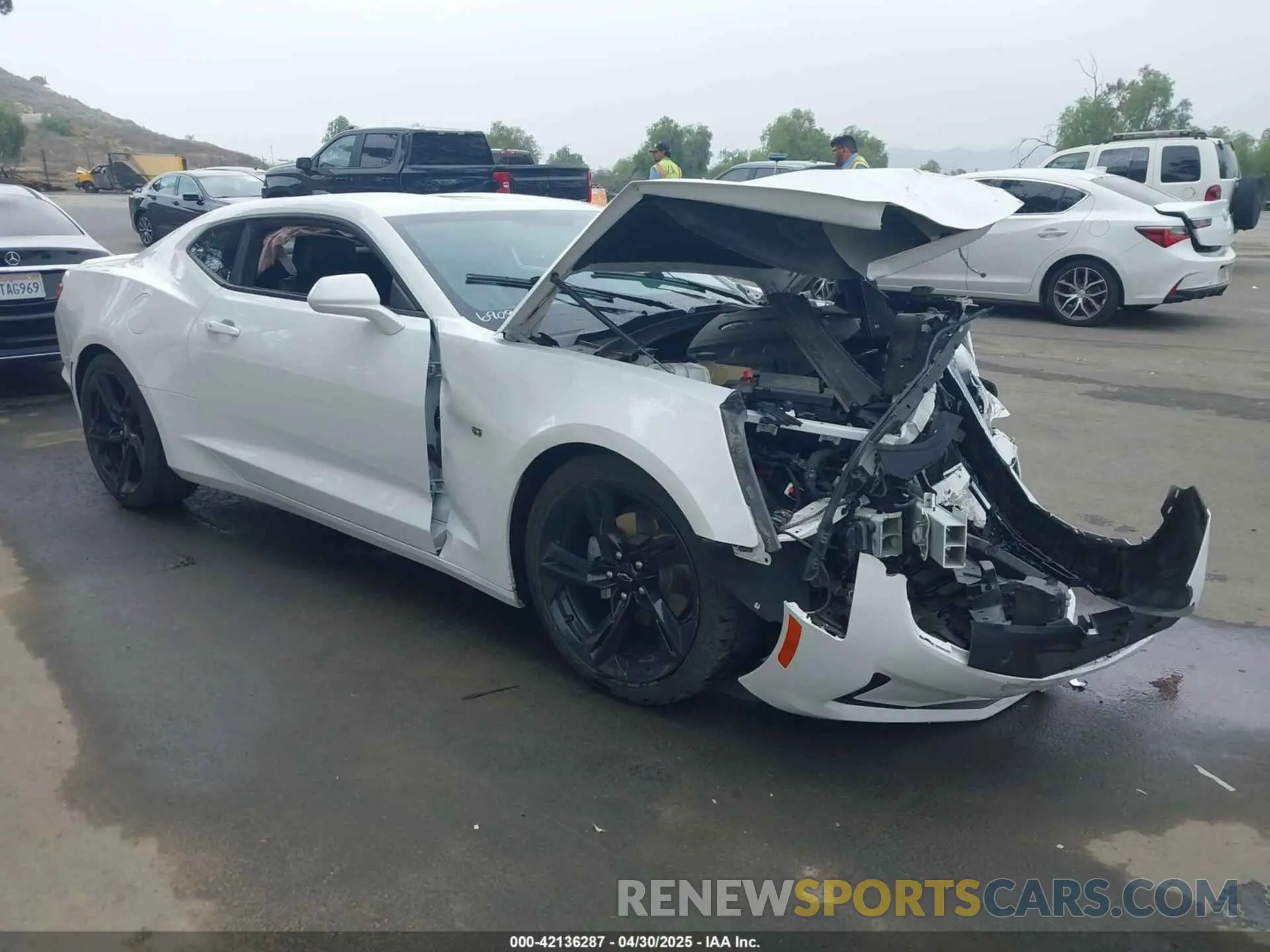 1 Photograph of a damaged car 1G1FD1RS9M0136909 CHEVROLET CAMARO 2021