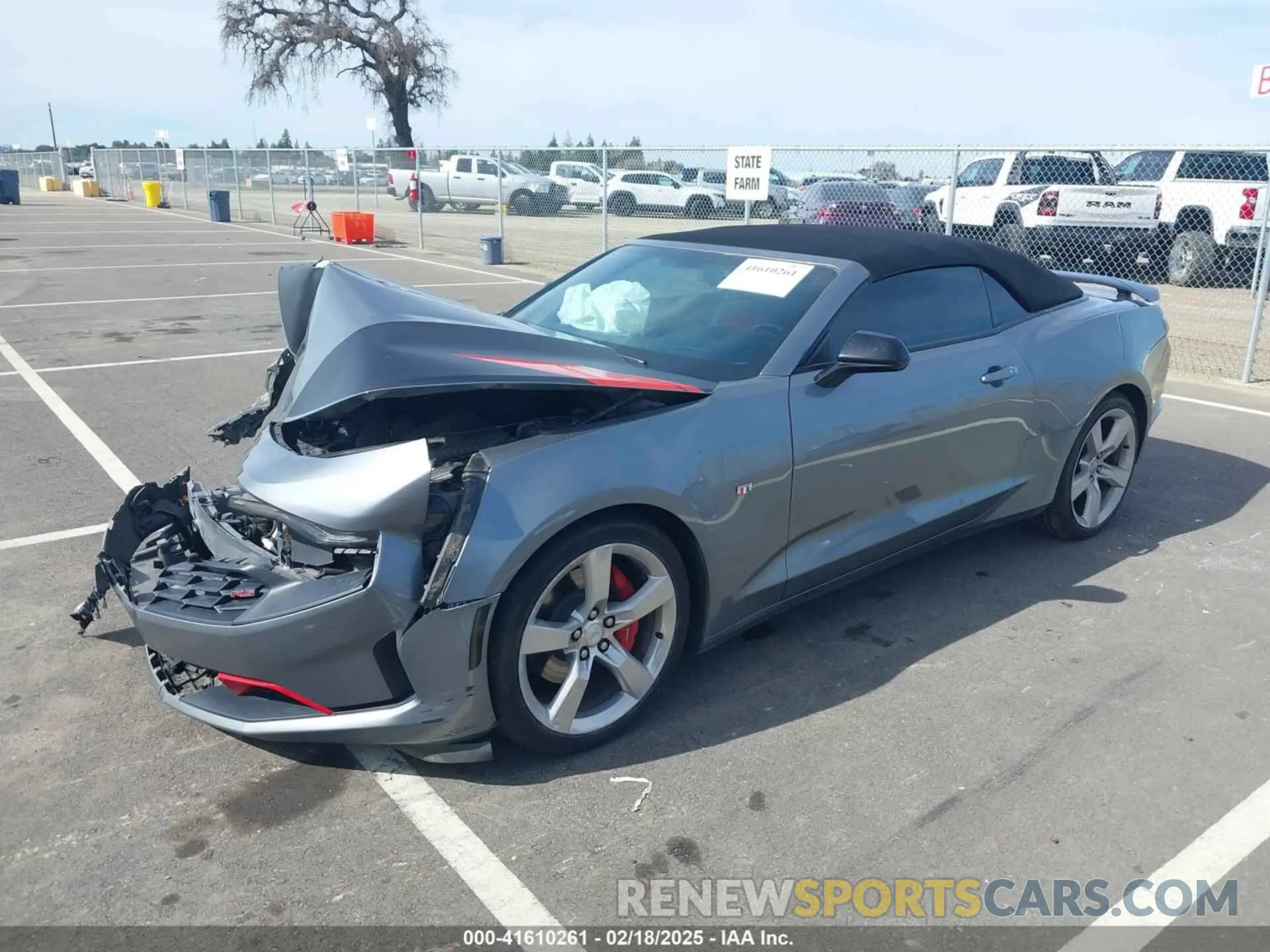 2 Photograph of a damaged car 1G1FD3DS5M0142399 CHEVROLET CAMARO 2021