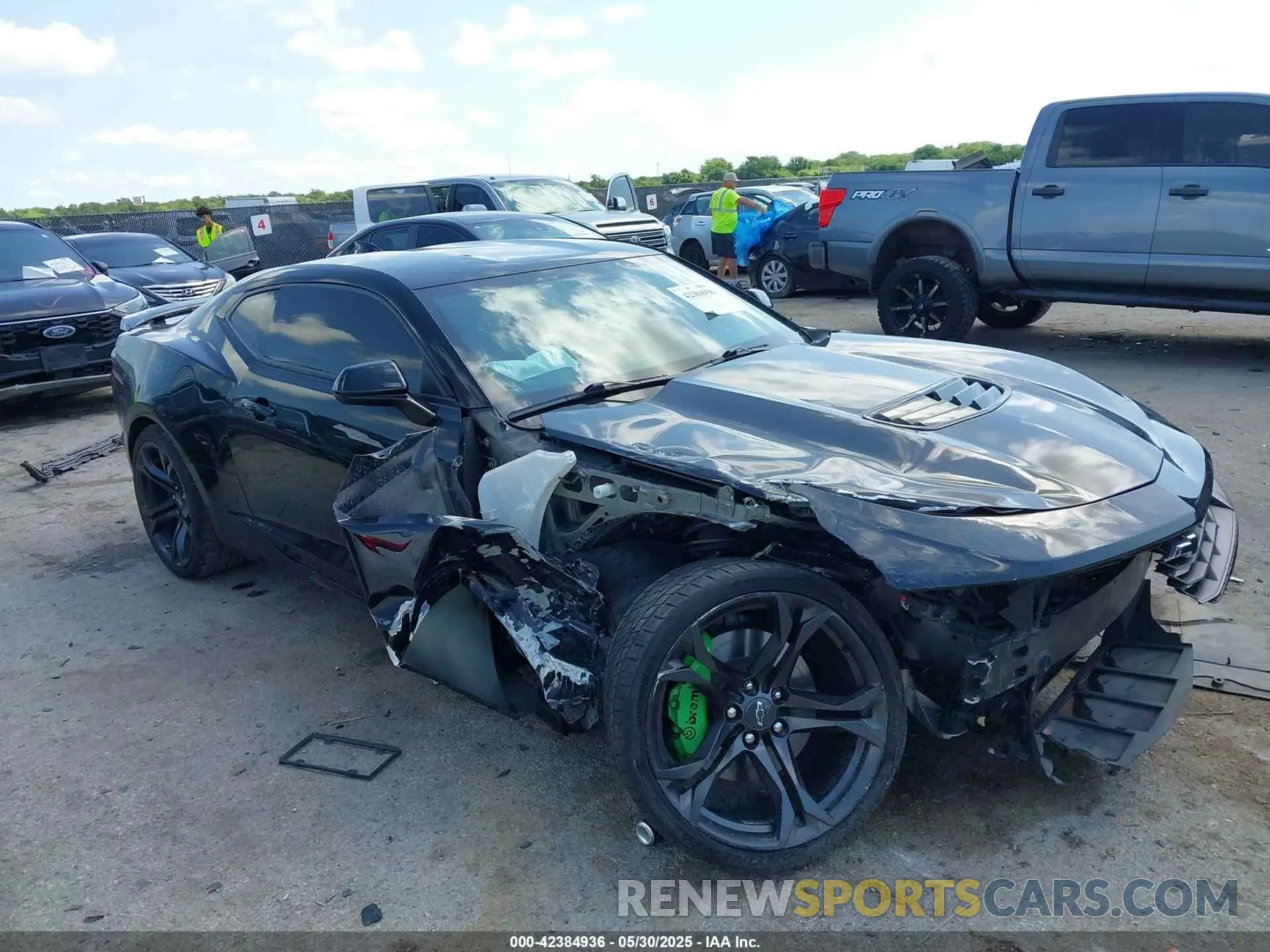 1 Photograph of a damaged car 1G1FE1R70M0117464 CHEVROLET CAMARO 2021