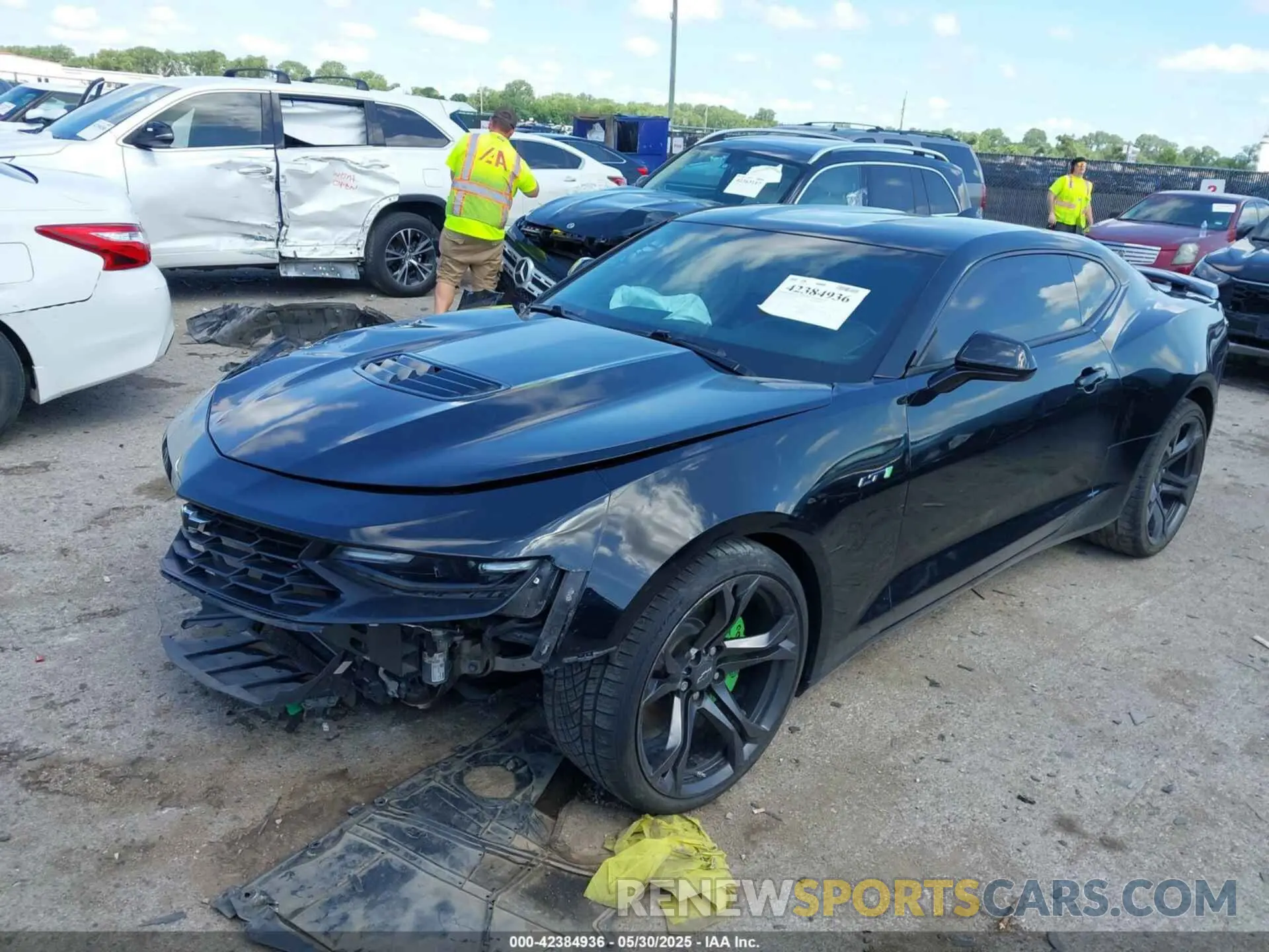 2 Photograph of a damaged car 1G1FE1R70M0117464 CHEVROLET CAMARO 2021