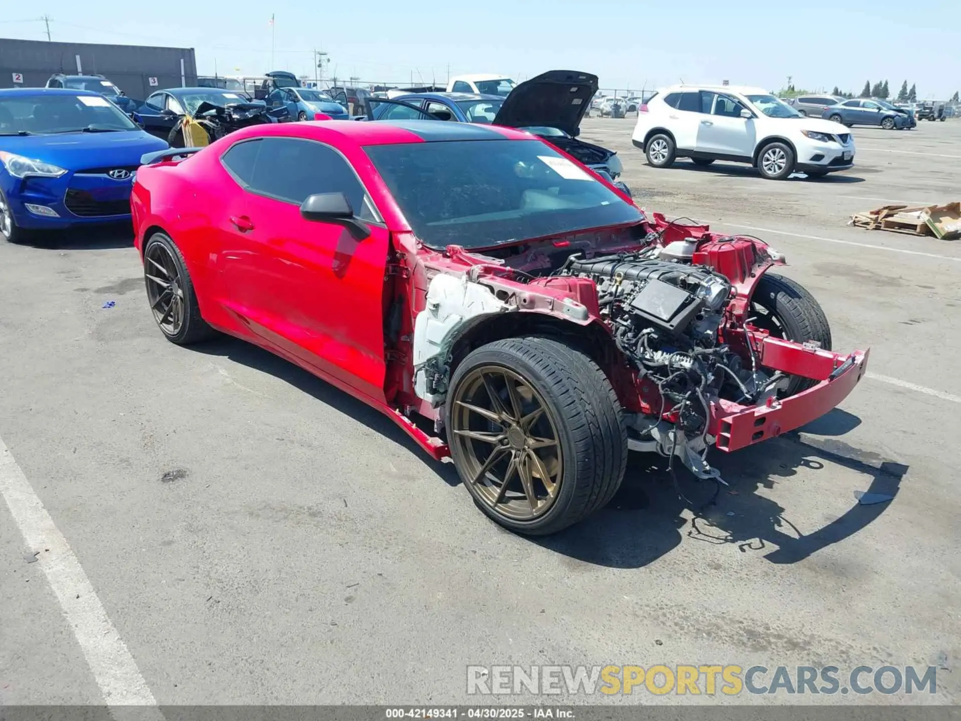 1 Photograph of a damaged car 1G1FE1R73M0108547 CHEVROLET CAMARO 2021
