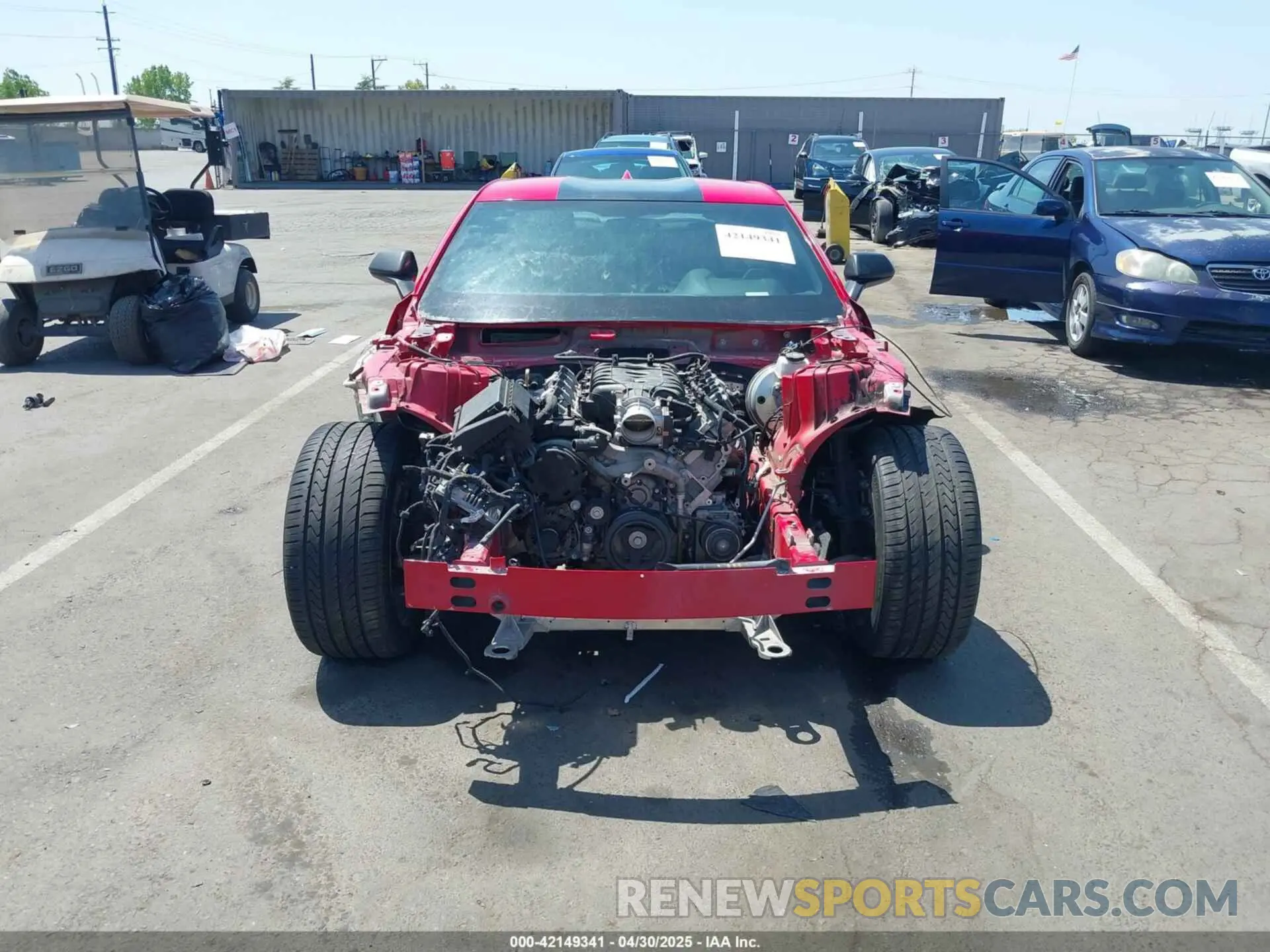 6 Photograph of a damaged car 1G1FE1R73M0108547 CHEVROLET CAMARO 2021