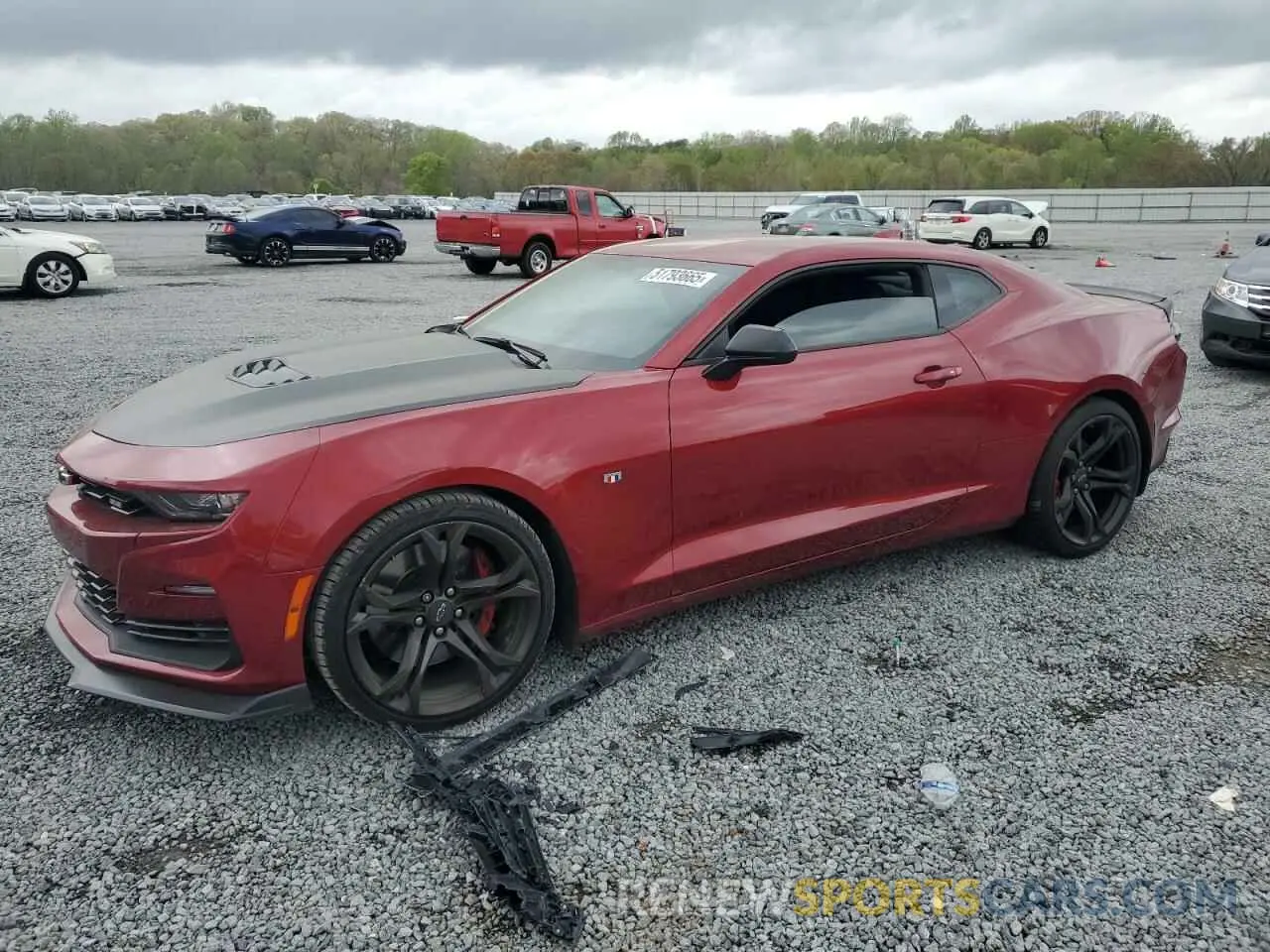 1 Photograph of a damaged car 1G1FE1R78M0105045 CHEVROLET CAMARO 2021