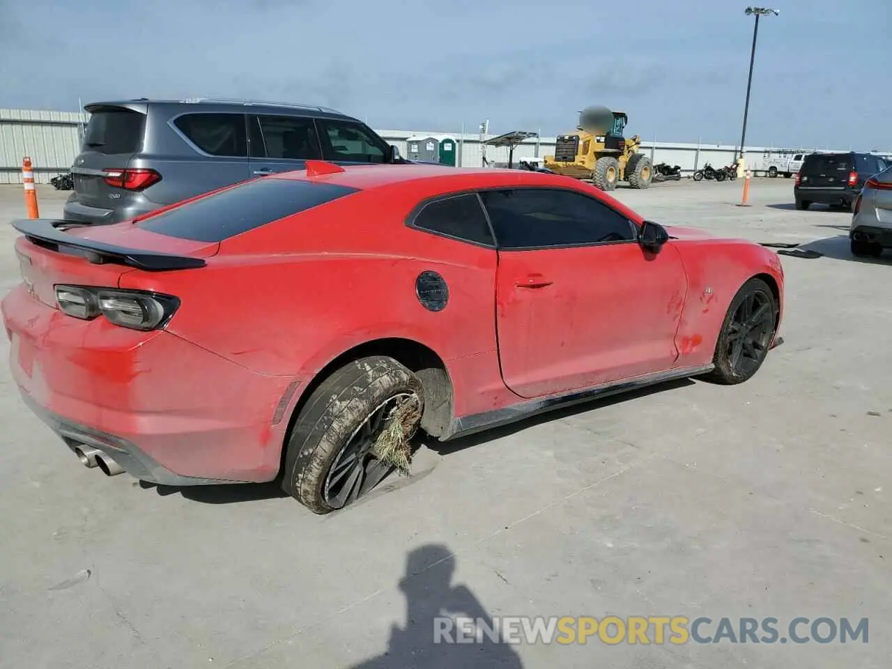 3 Photograph of a damaged car 1G1FF1R70M0100600 CHEVROLET CAMARO 2021