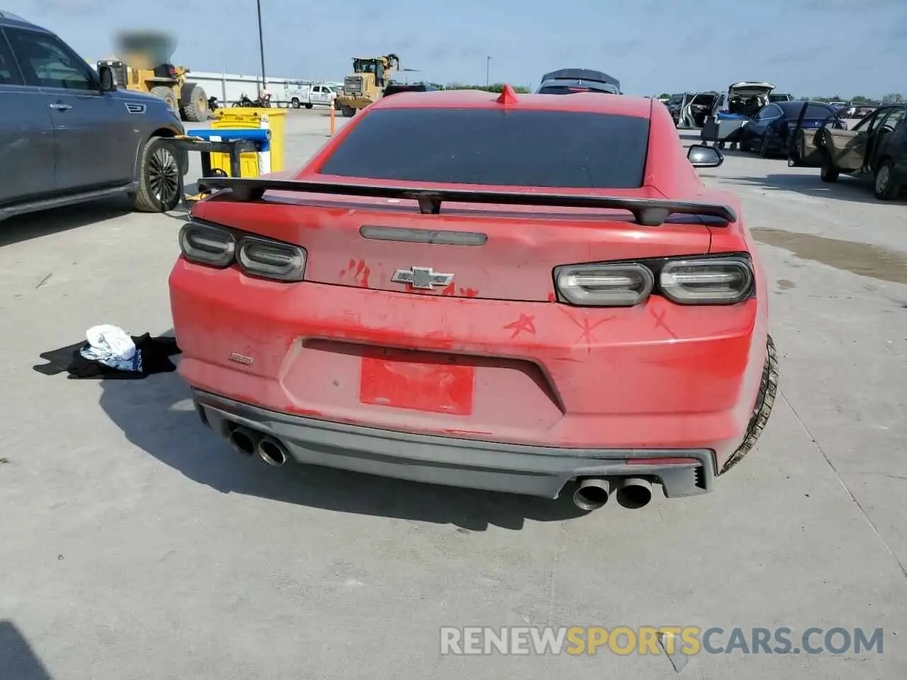 6 Photograph of a damaged car 1G1FF1R70M0100600 CHEVROLET CAMARO 2021