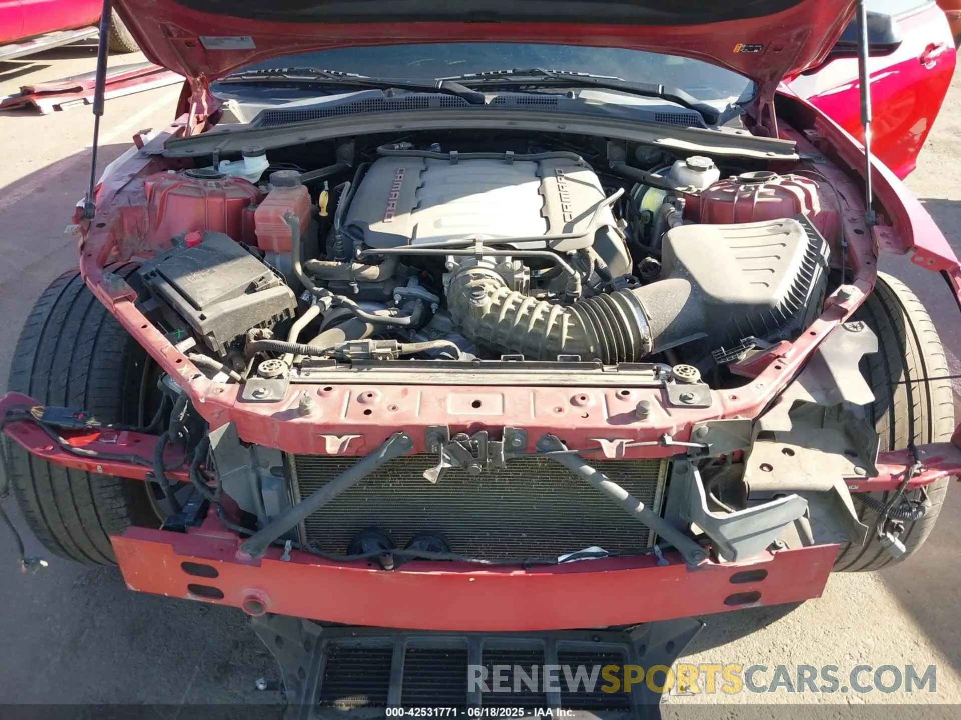 10 Photograph of a damaged car 1G1FF1R71M0112447 CHEVROLET CAMARO 2021