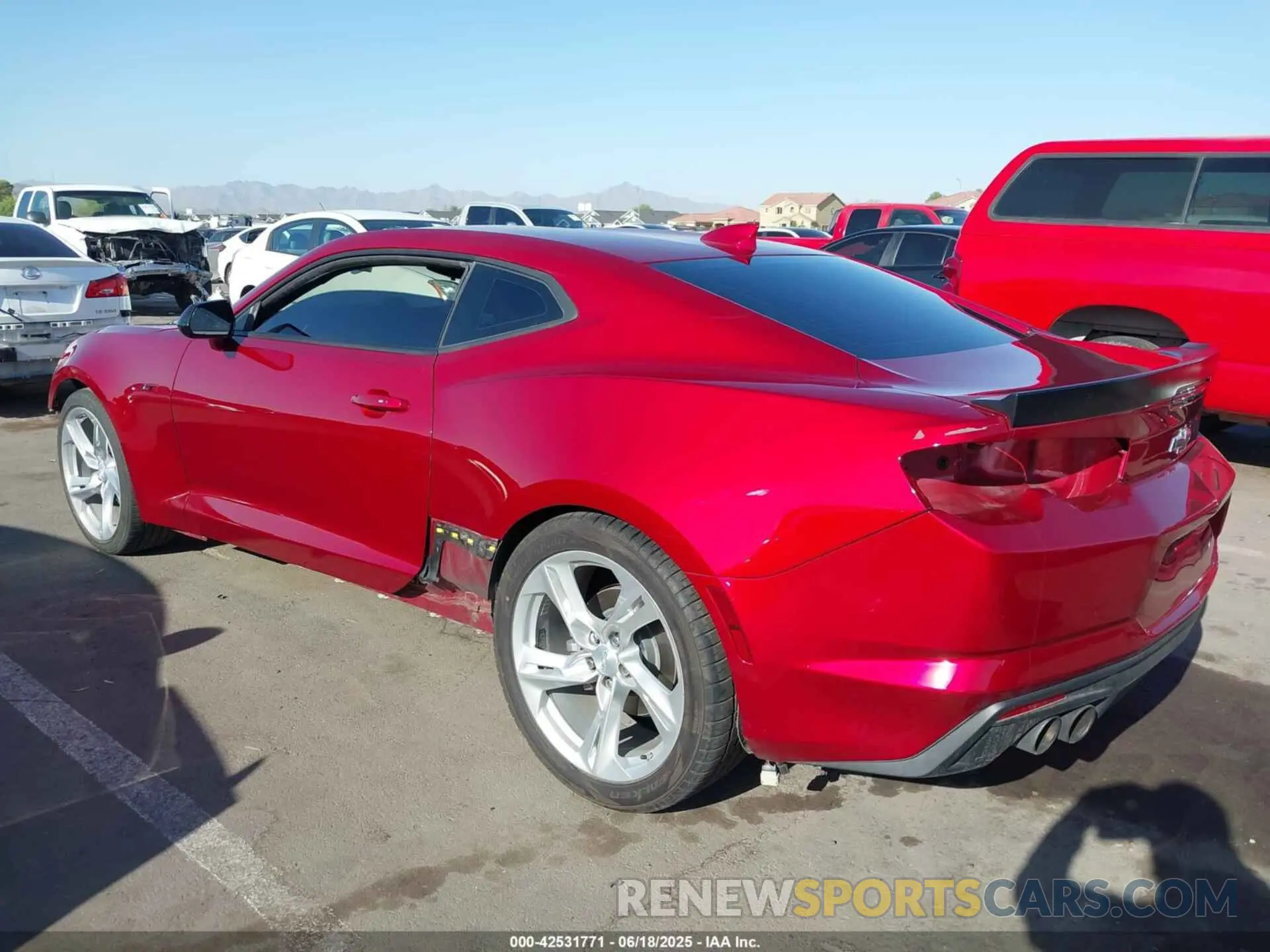 3 Photograph of a damaged car 1G1FF1R71M0112447 CHEVROLET CAMARO 2021