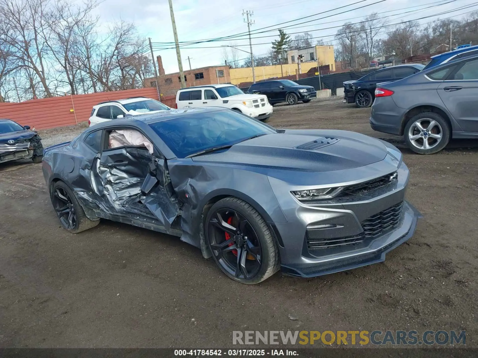 1 Photograph of a damaged car 1G1FF1R73M0103992 CHEVROLET CAMARO 2021