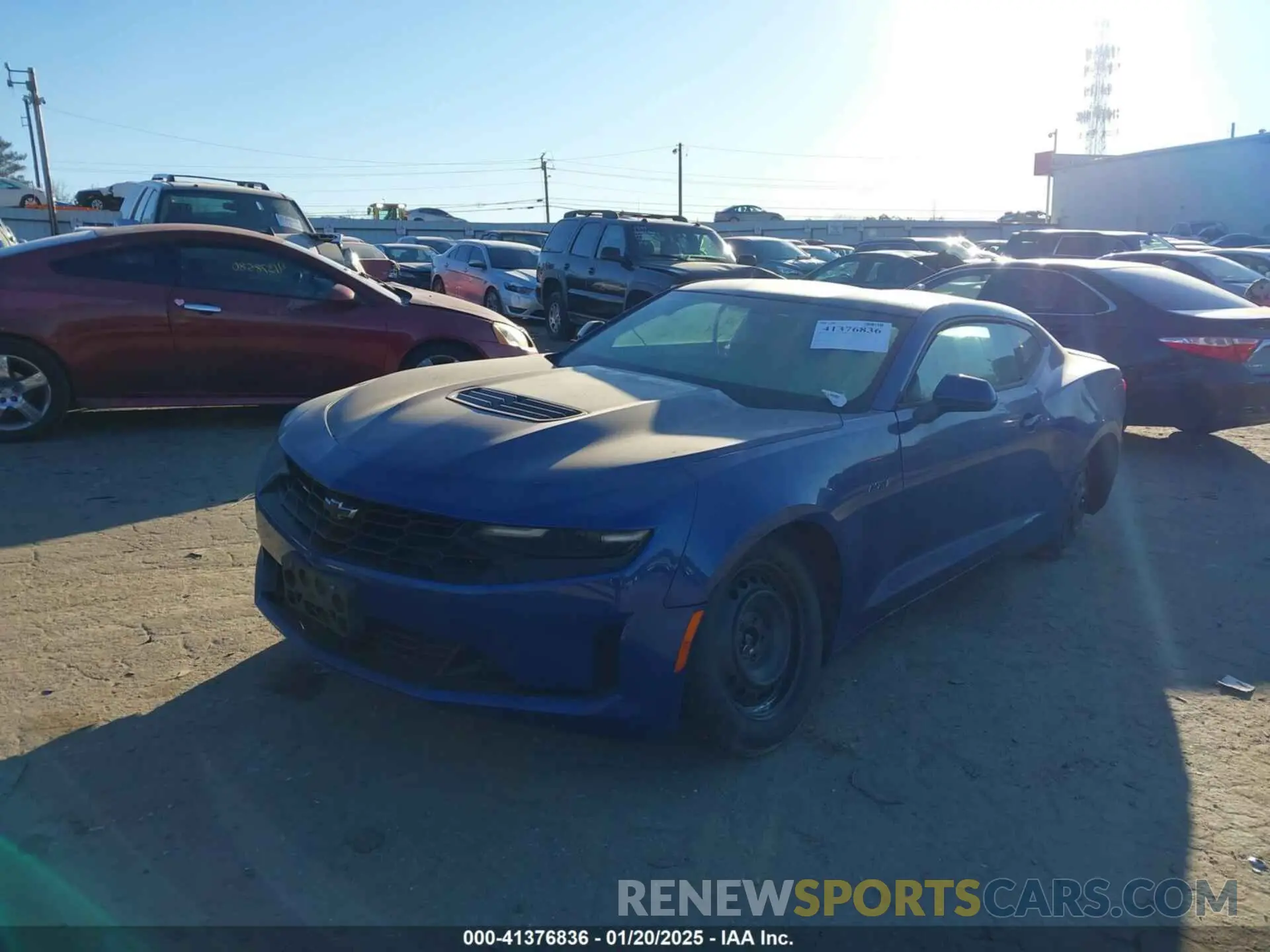 2 Photograph of a damaged car 1G1FF1R74M0100521 CHEVROLET CAMARO 2021