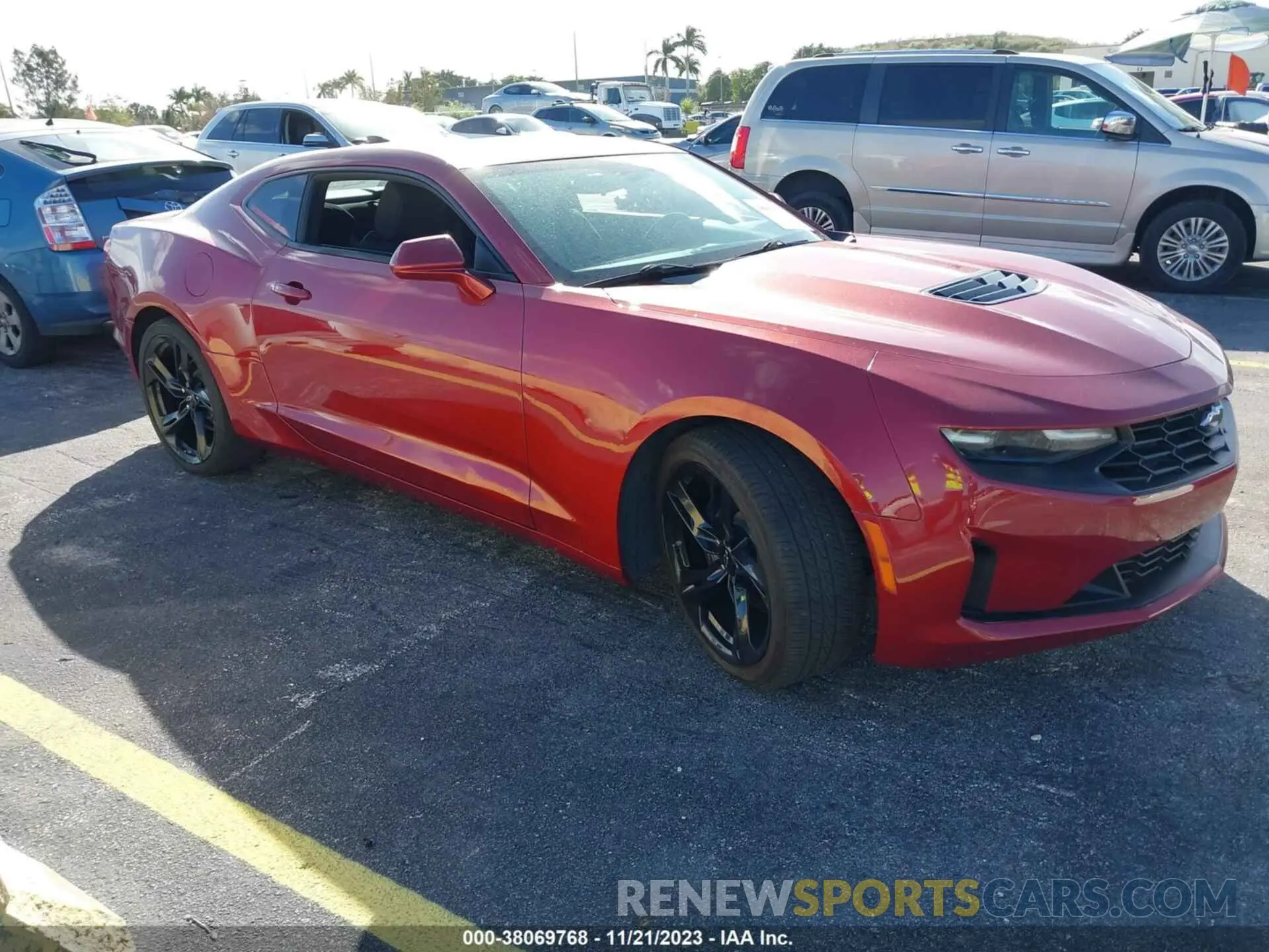 1 Photograph of a damaged car 1G1FF1R75M0110863 CHEVROLET CAMARO 2021