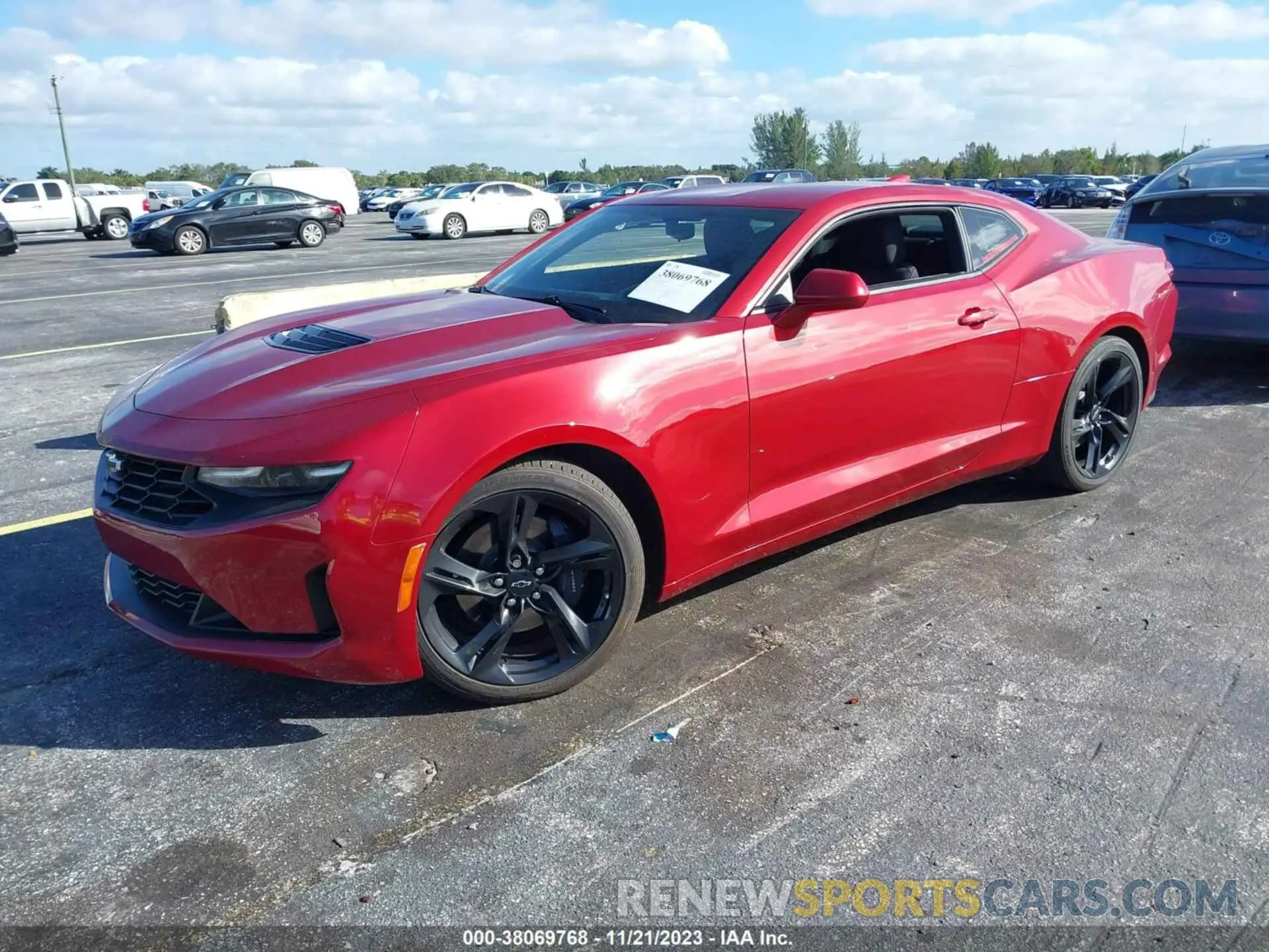 2 Photograph of a damaged car 1G1FF1R75M0110863 CHEVROLET CAMARO 2021