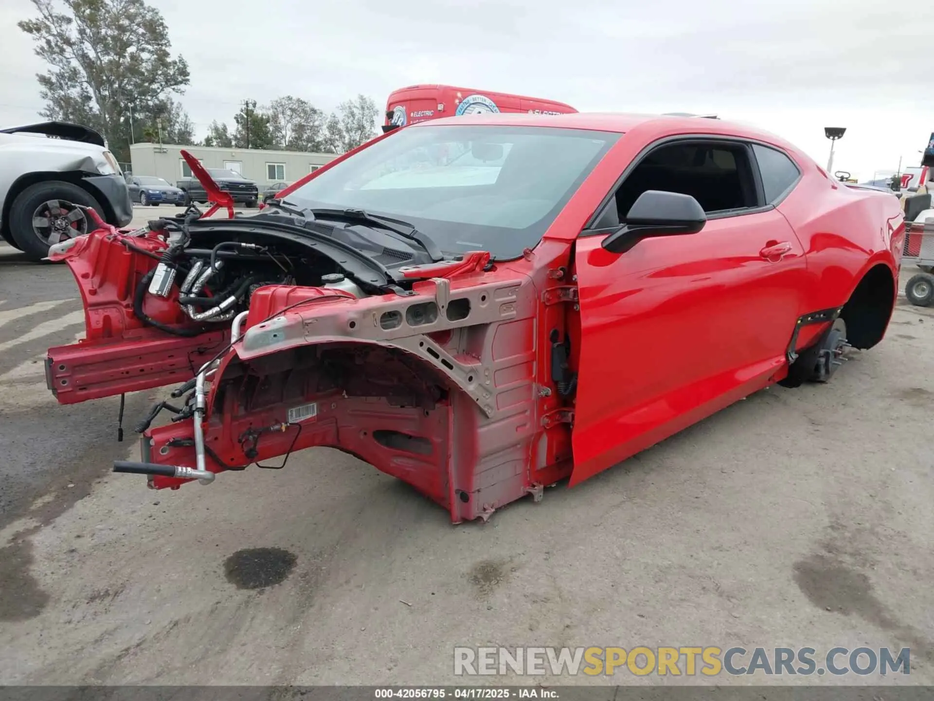 2 Photograph of a damaged car 1G1FF1R75M0139537 CHEVROLET CAMARO 2021