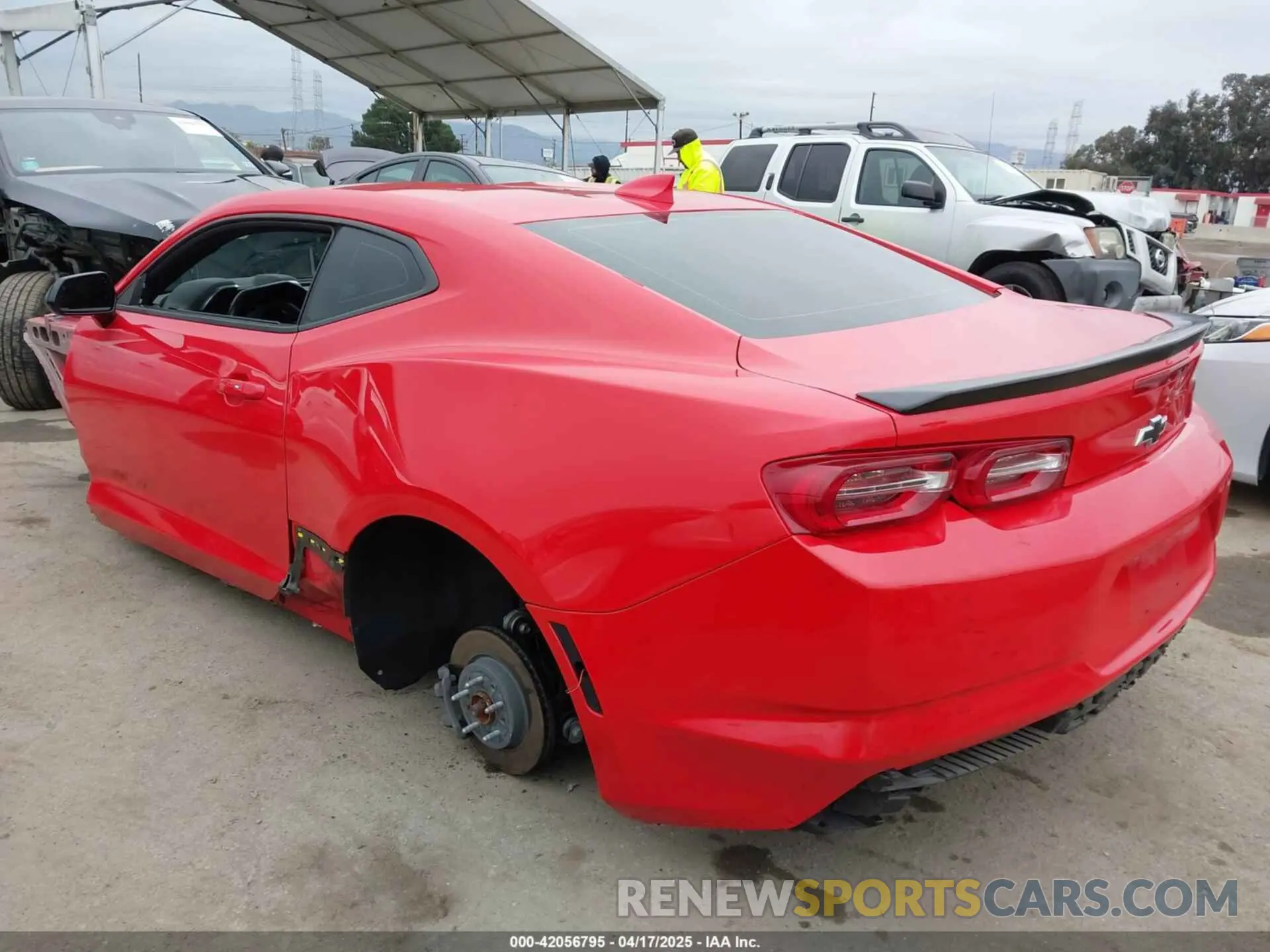 3 Photograph of a damaged car 1G1FF1R75M0139537 CHEVROLET CAMARO 2021