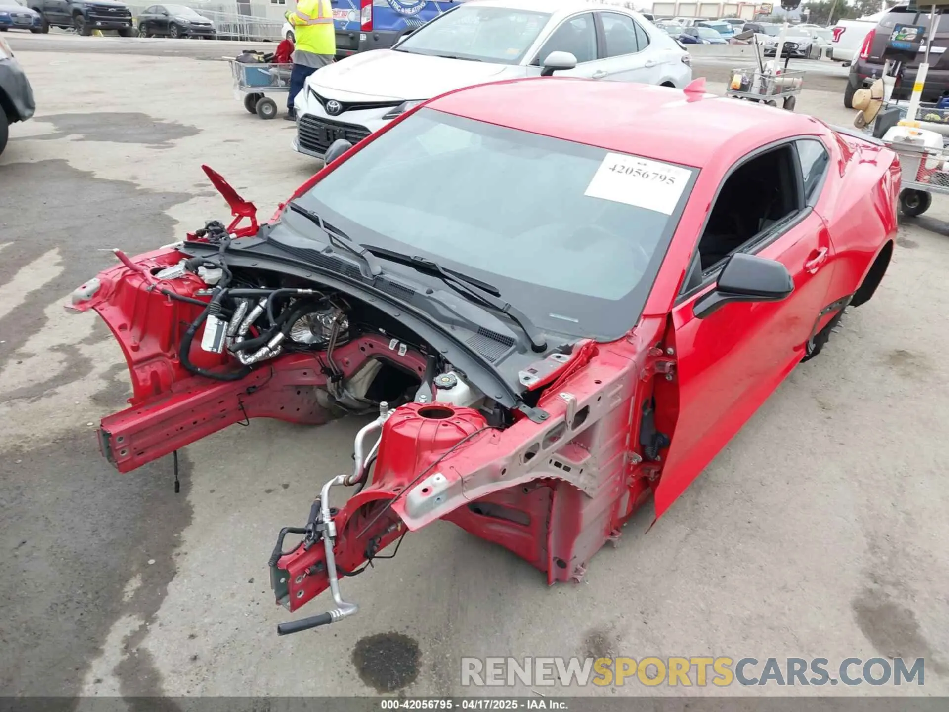 6 Photograph of a damaged car 1G1FF1R75M0139537 CHEVROLET CAMARO 2021
