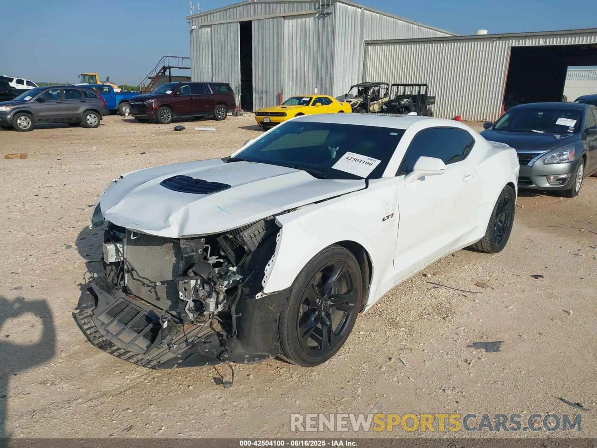 2 Photograph of a damaged car 1G1FF1R76M0138820 CHEVROLET CAMARO 2021