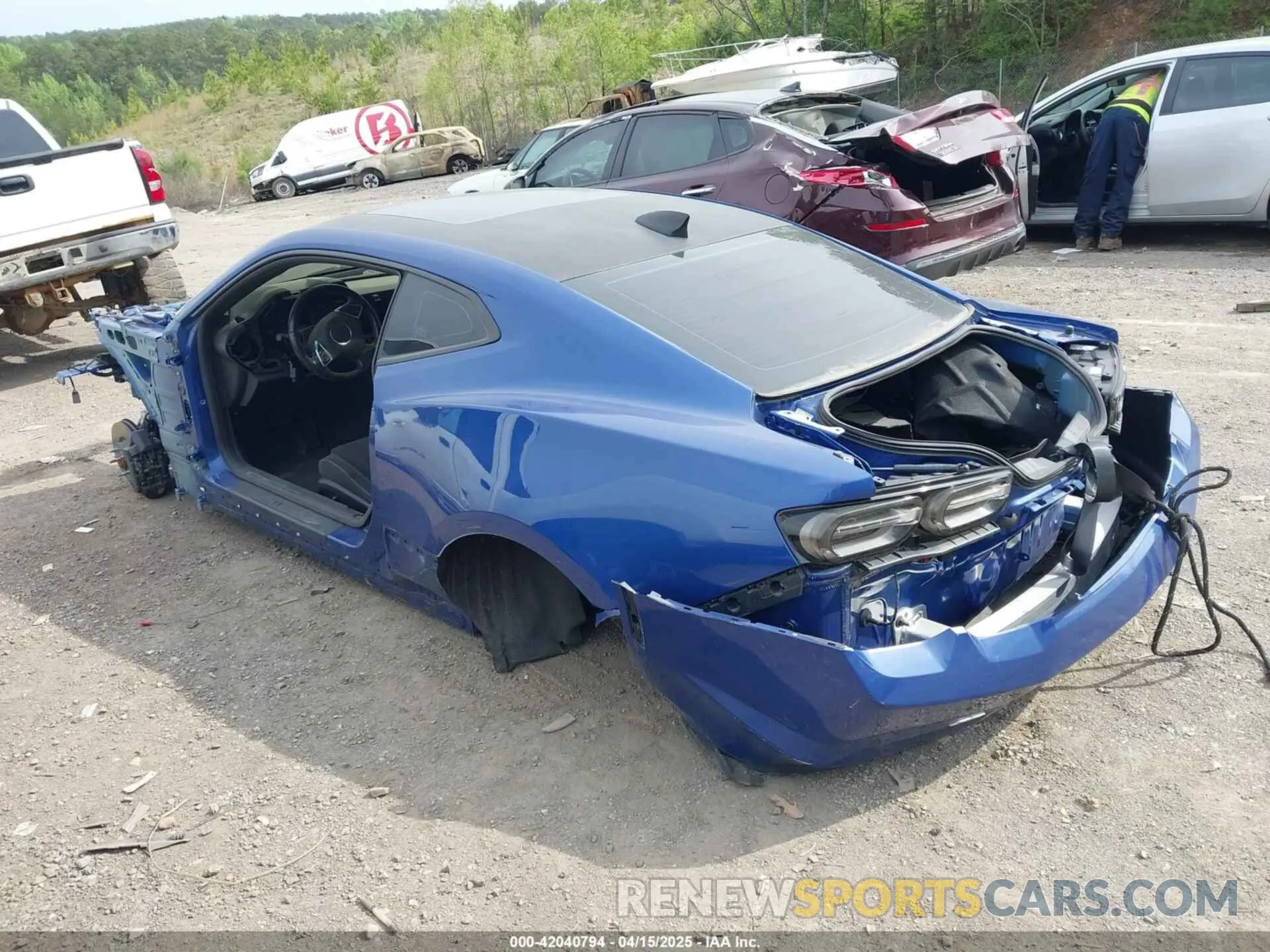 3 Photograph of a damaged car 1G1FF1R78M0123932 CHEVROLET CAMARO 2021