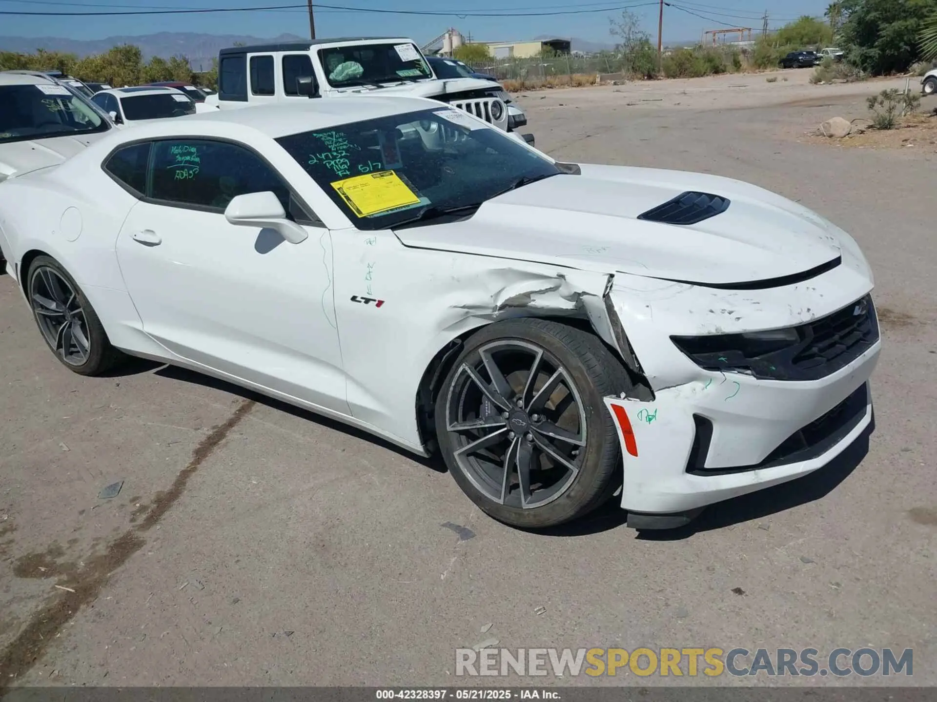 1 Photograph of a damaged car 1G1FF1R79M0128878 CHEVROLET CAMARO 2021