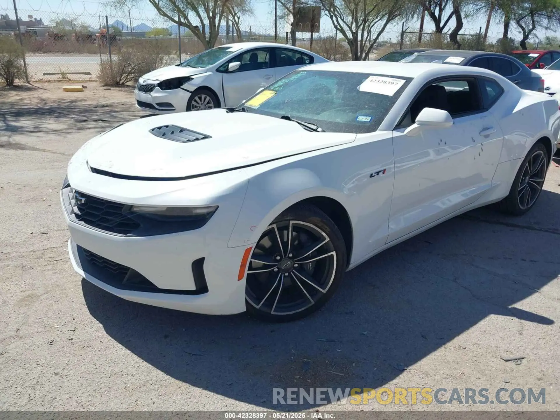 2 Photograph of a damaged car 1G1FF1R79M0128878 CHEVROLET CAMARO 2021