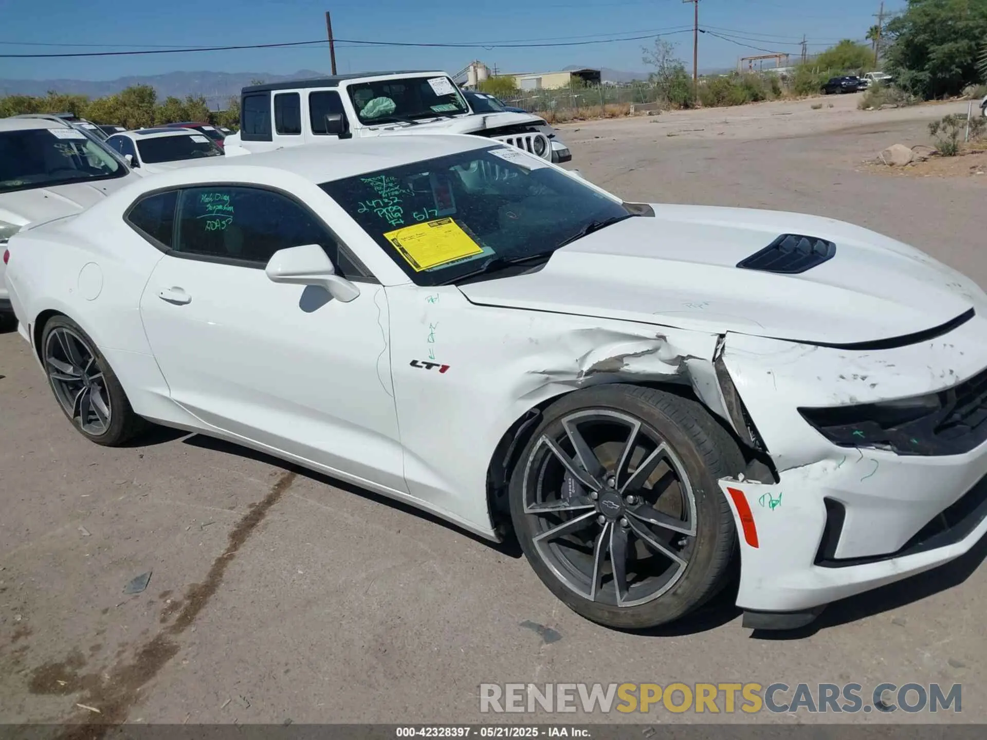 6 Photograph of a damaged car 1G1FF1R79M0128878 CHEVROLET CAMARO 2021