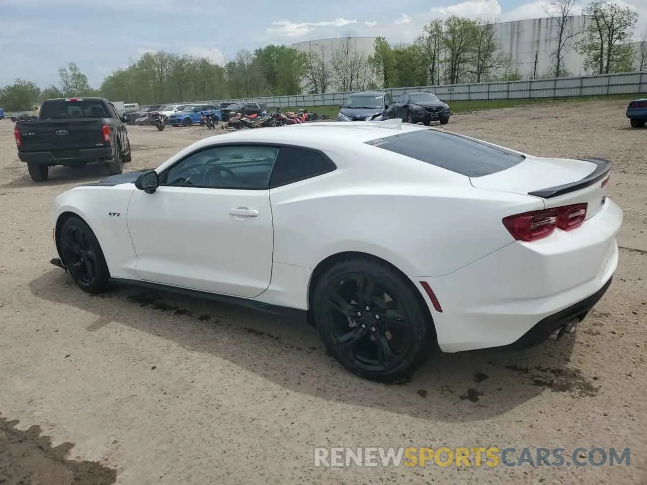 2 Photograph of a damaged car 1G1FF1R7XM0106436 CHEVROLET CAMARO 2021