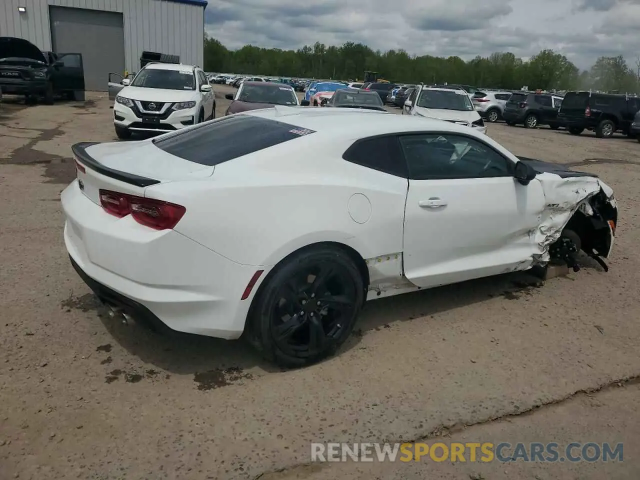 3 Photograph of a damaged car 1G1FF1R7XM0106436 CHEVROLET CAMARO 2021