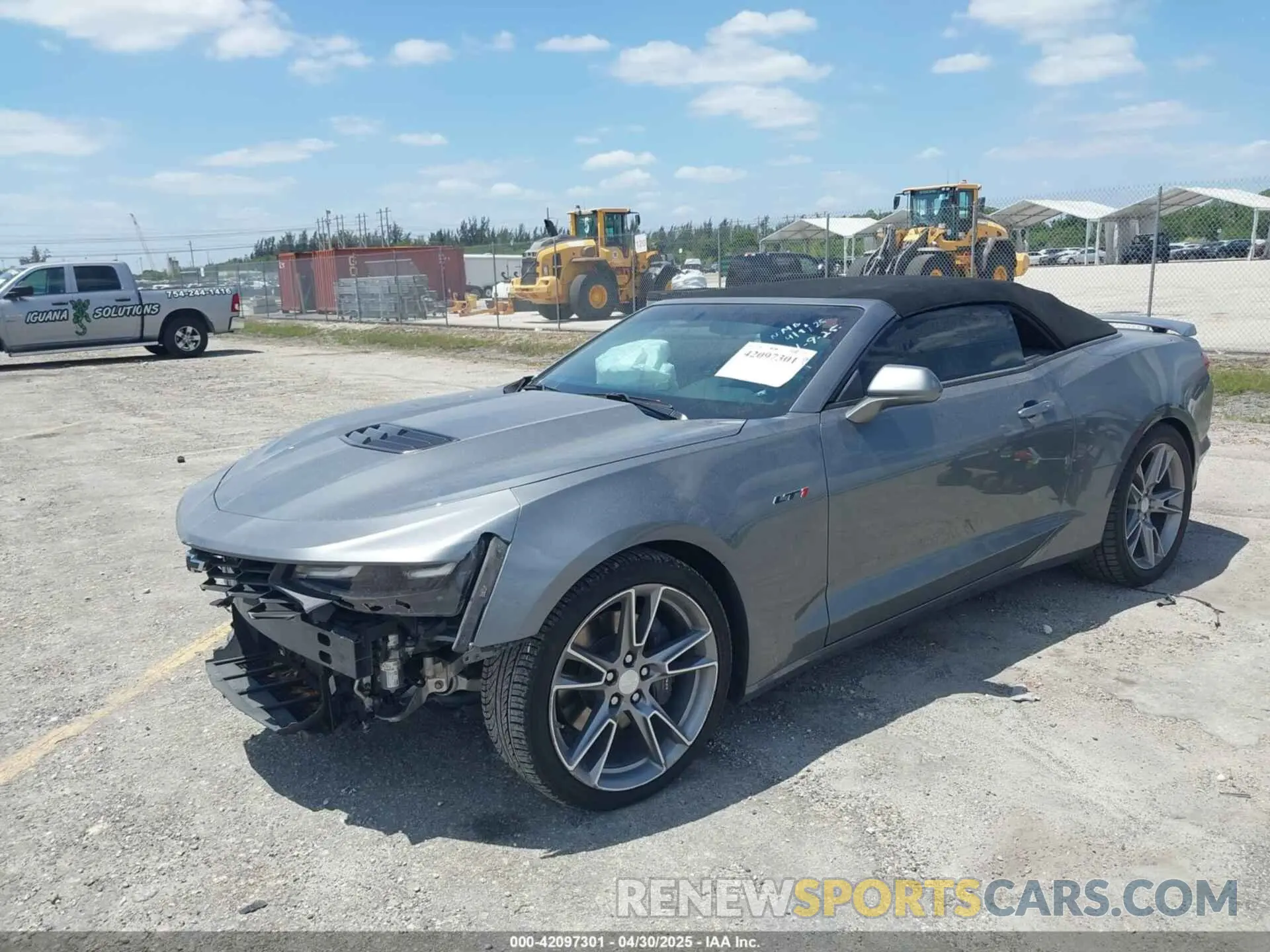 2 Photograph of a damaged car 1G1FF3D77M0104498 CHEVROLET CAMARO 2021