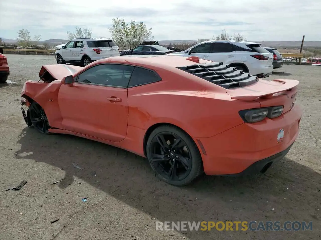 2 Photograph of a damaged car 1G1FH1R70M0105967 CHEVROLET CAMARO 2021