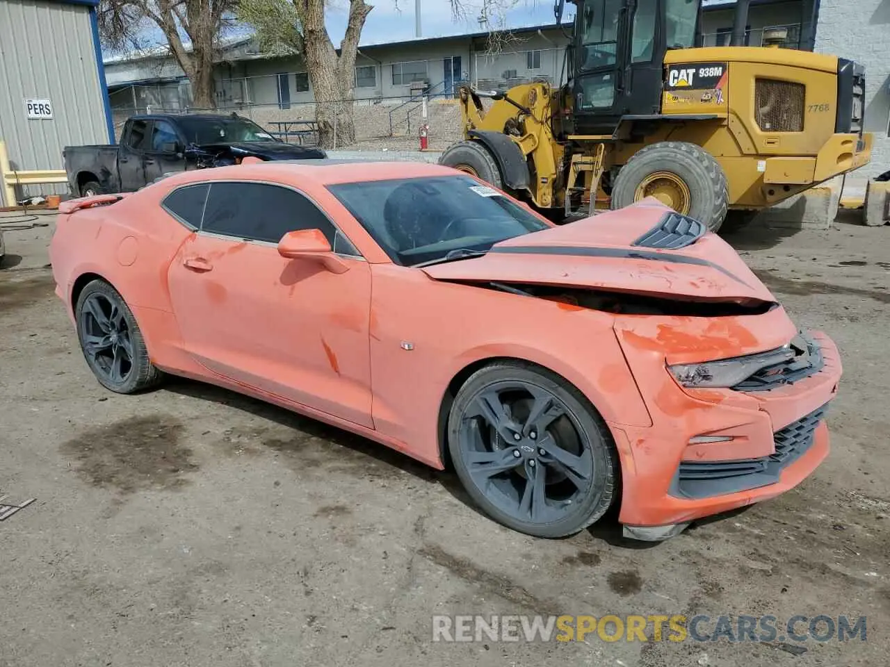 4 Photograph of a damaged car 1G1FH1R70M0105967 CHEVROLET CAMARO 2021