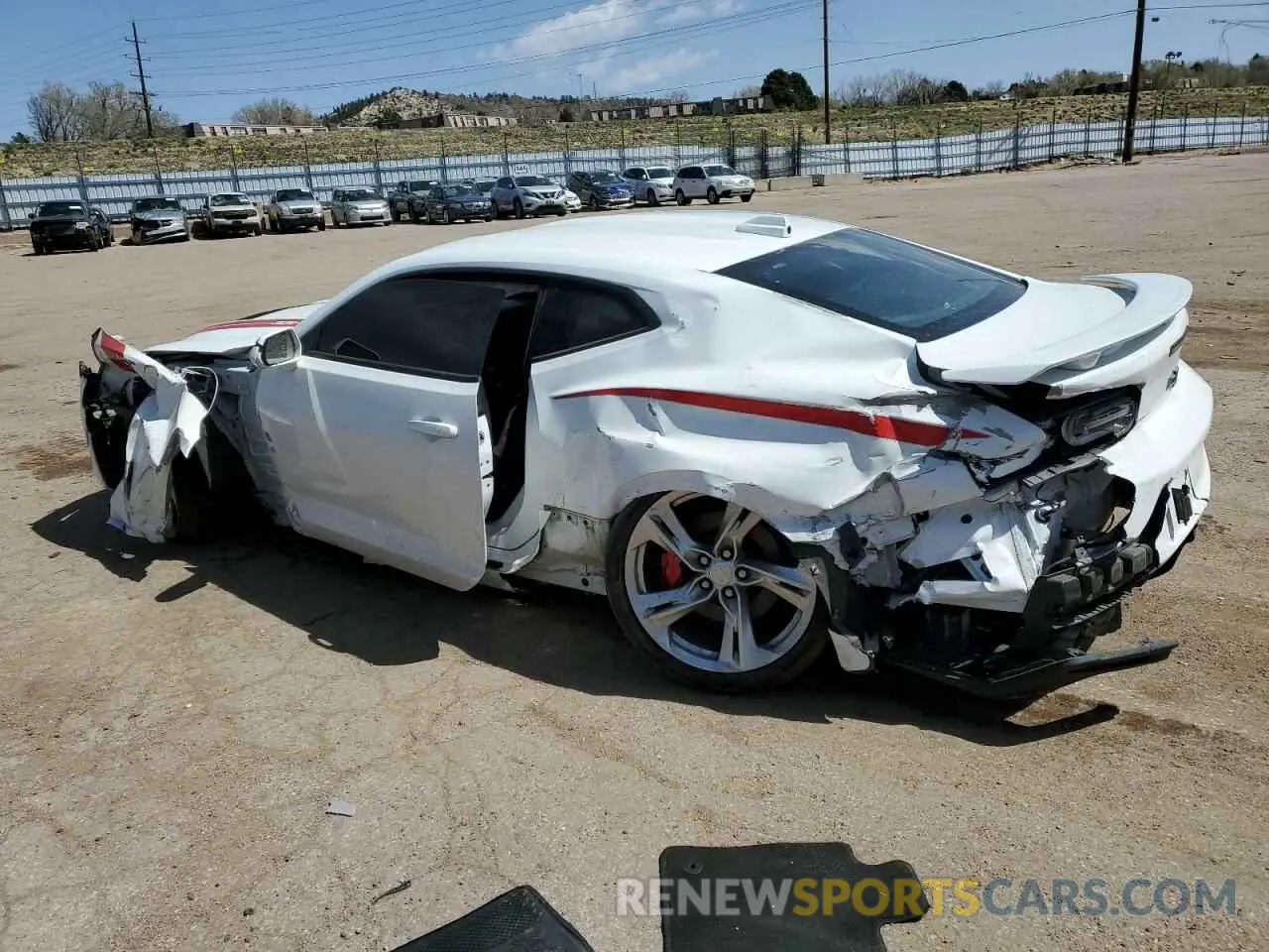 2 Photograph of a damaged car 1G1FH1R73M0104943 CHEVROLET CAMARO 2021