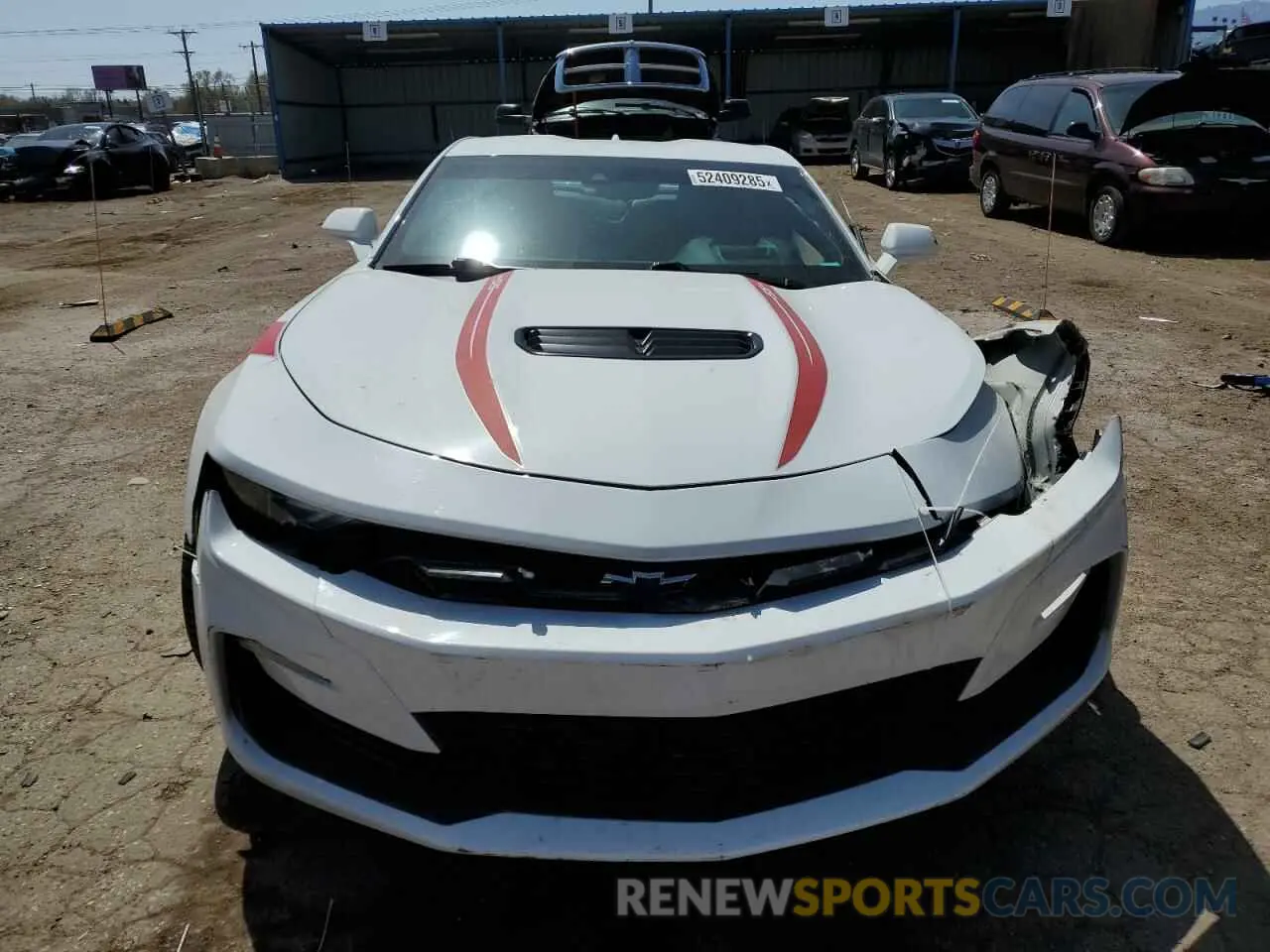 5 Photograph of a damaged car 1G1FH1R73M0104943 CHEVROLET CAMARO 2021