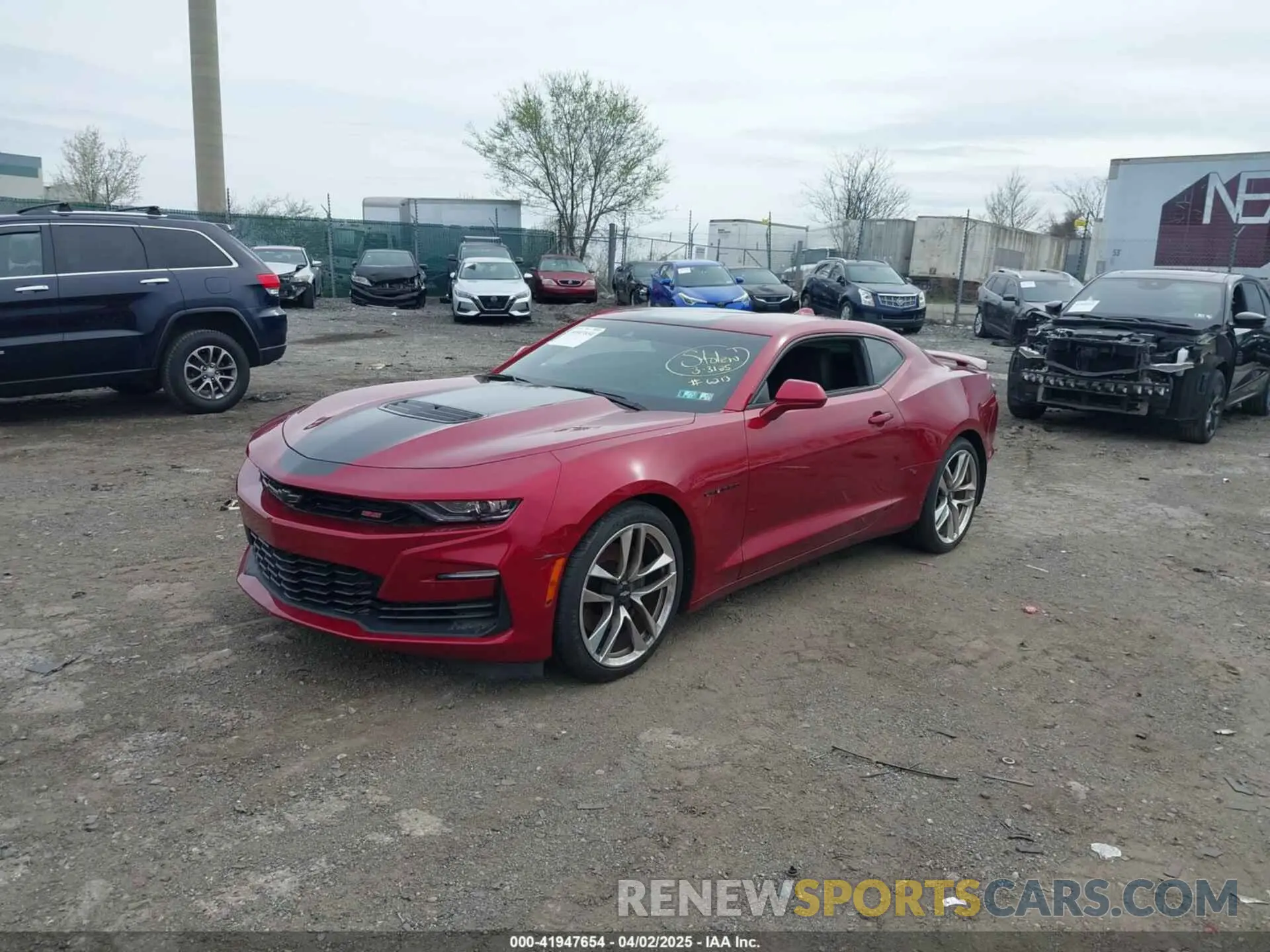 2 Photograph of a damaged car 1G1FH1R74M0116213 CHEVROLET CAMARO 2021