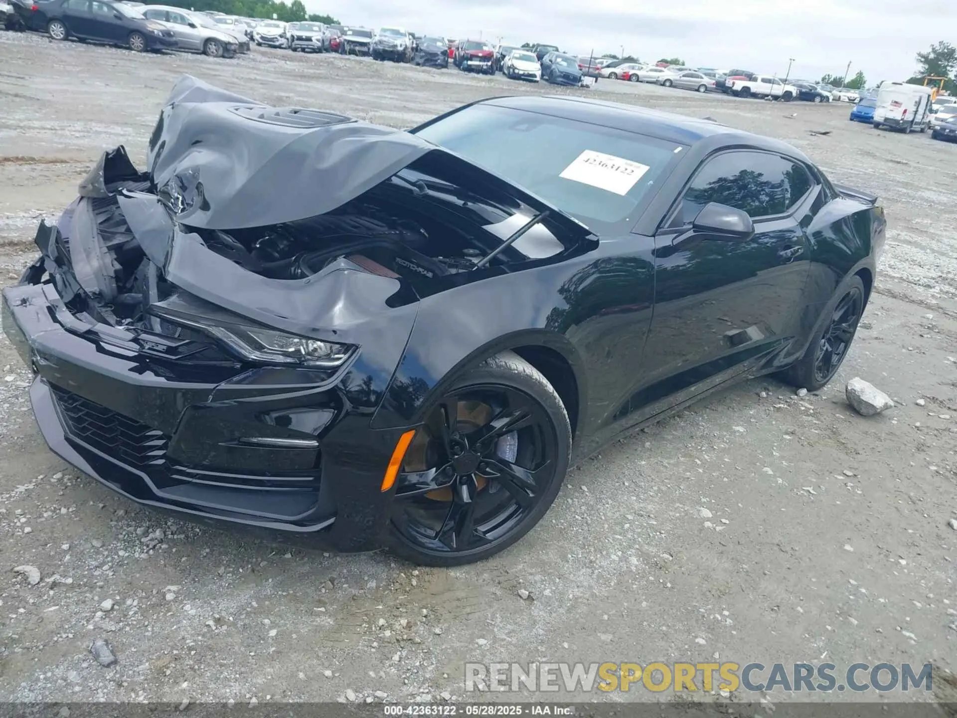 2 Photograph of a damaged car 1G1FH1R75M0102837 CHEVROLET CAMARO 2021